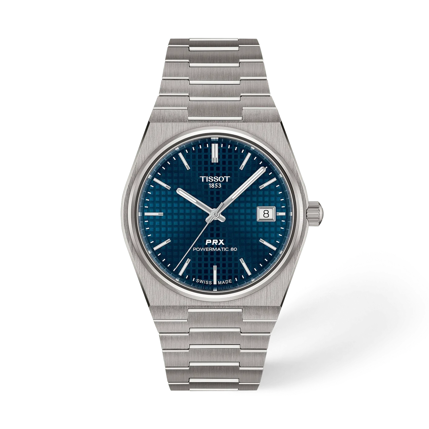 Een icoon herboren met een baanbrekend materiaal: titanium. Als u op zoek bent naar een slank, elegant horloge met een authentieke jaren '70-uitstraling, hoeft u niet verder te zoeken dan de PRX Powermatic 80. Ontworpen voor designliefhebbers en boordevol twintigsteeeuwse functies in een Tissot-kastvorm uit 1978, is de PRX een must-have voor elke horlogefanaat. Het zelfopwindende Powermatic 80-uurwerk levert betrouwbaarheid en precisie dankzij de innovatieve Nivachron-balansveer. Met een gangreserve van 80 uur.