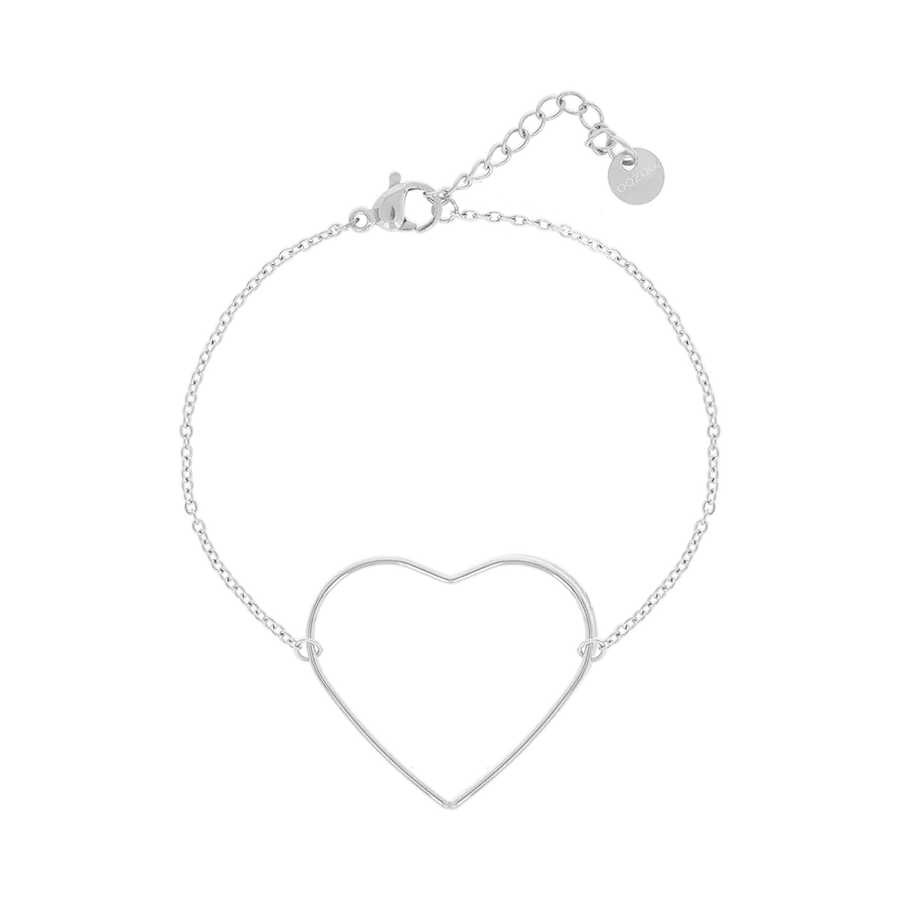 OOZOO Jewellery is een geweldige aanvulling op je persoonlijke accessoirecollectie. Deze prachtige zilverkleurige armband met hart is het perfecte accessoire om je outfit compleet te maken. De armband is 16 lang en 3 verstelbaar. Dit geweldige exemplaar is gemaakt van sterk roestvrij staal met zilverkleurige PVD en gaat daardoor lang mee. Dit materiaal zorgt ervoor dat je sieraad zijn mooie kleur behoudt.