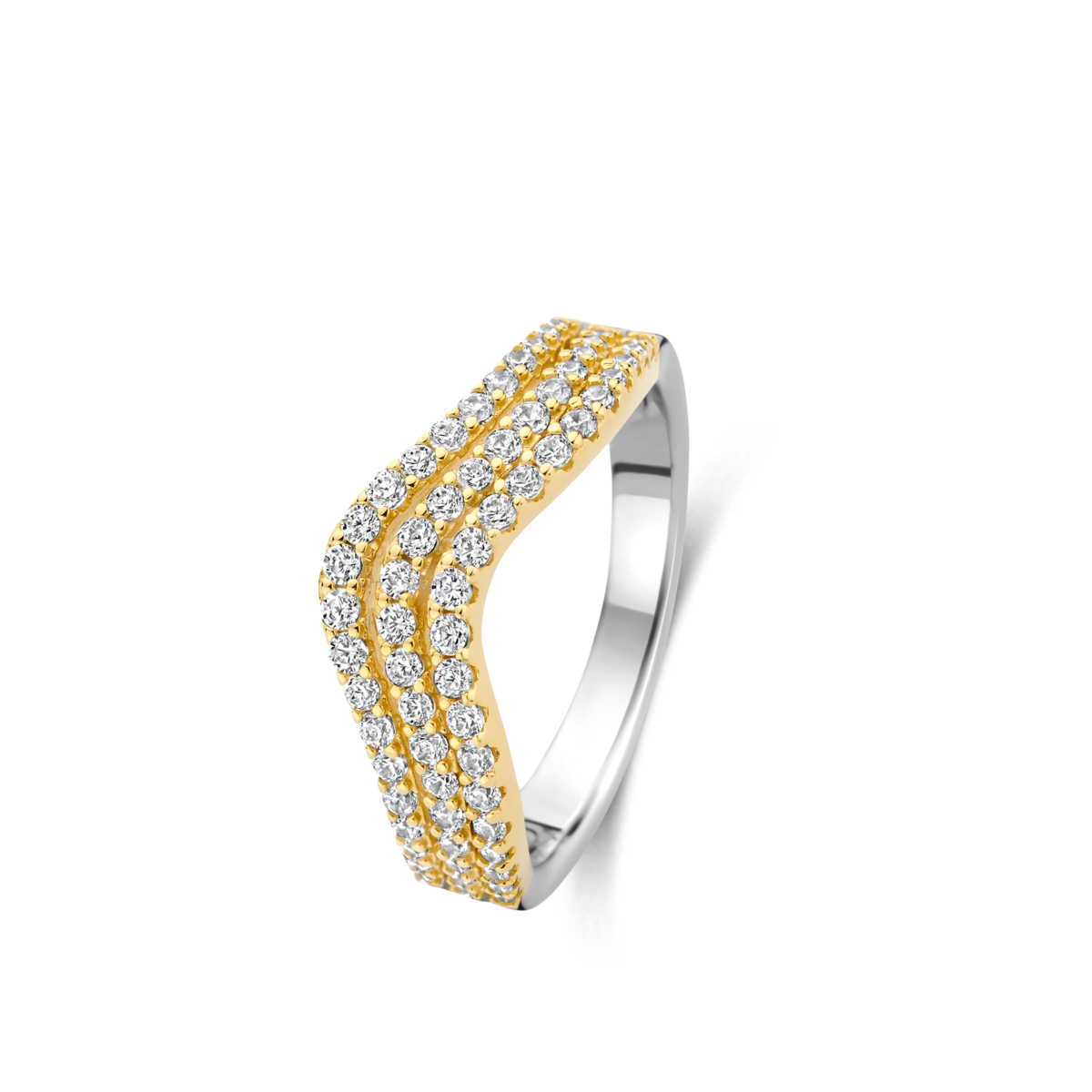 Ring in zilver verguld van het merk Naiomy 