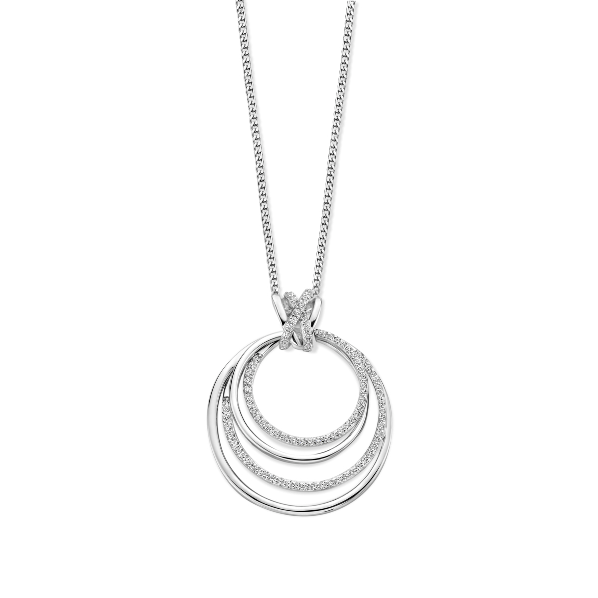Ketting met hanger en zirconia van het merk Naiomy 