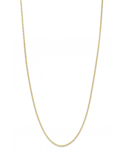 Gold filt&eacute; 1,5 mm brede spiga schakel, goud gevuld