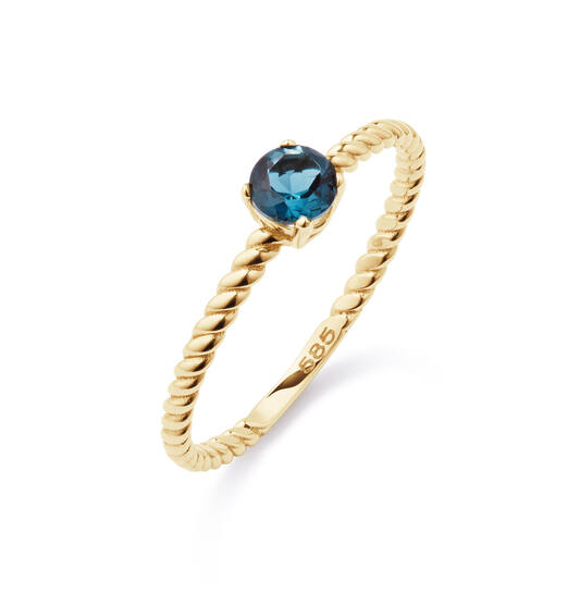 De Ring LB Topaas Tors 585,  heeft een schitterende topaassteen. Met een gewicht van 1,08 gram is deze elegante ring perfect als sieraad voor speciale gelegenheden of dagelijks gebruik. Draag hem solo of combineer met andere ringen voor een gelaagde look. Een verfijnde keuze voor elke juwelenliefhebber.