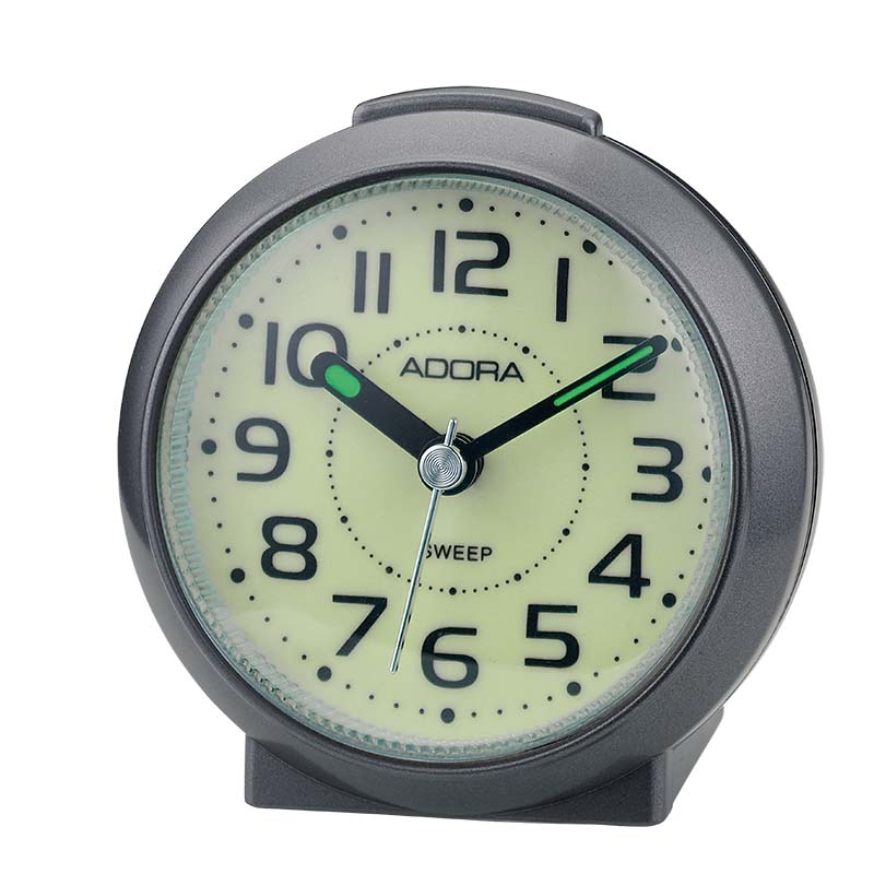 Der Wecker Adora Quarz in Anthrazit, Modellnummer 3-203537-001, geh&ouml;rt zur Kategorie "Uhren". Er besticht durch ein elegantes Design und einfache Bedienung. Ideal f&uuml;r den Nachttisch oder Schreibtisch. Tragen? Nicht notwendig, da station&auml;r. Perfekt f&uuml;r ein minimalistisches Wohnambiente. Entdecken Sie ein stilvolles Accessoire f&uuml;r Ihr Zuhause!