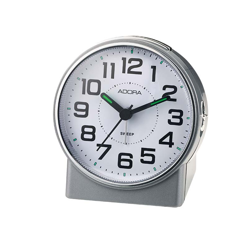 Der Wecker Adora Quarz Silber (Modellnummer 3-203547-001) bietet pr&auml;zises Quarzwerk und ein elegantes Silberdesign. Ideal f&uuml;r Schlafzimmer oder B&uuml;ro, verleiht er jedem Raum Stil und Funktionalit&auml;t. Verwenden Sie ihn auf einem Nachttisch oder Schreibtisch f&uuml;r einfache Zeitablesungen.  

Hauptkategorie: Uhren  
Eigenschaft: Elegant und funktional  

Erh&auml;ltlich in Ihrem Shop!
