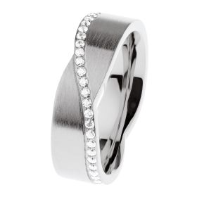 Der Ring Edelstahl Zirkonia, Modellnummer RE768.58, besticht durch sein elegantes Design aus Edelstahl und funkelnden Zirkonia-Steinen. Er geh&ouml;rt zur Kategorie Schmuck und ist ideal f&uuml;r den allt&auml;glichen Gebrauch. Tragen Sie diesen Ring als stilvolles Accessoire zu Ihrer t&auml;glichen Garderobe oder geben Sie einem schlichten Outfit einen Hauch von Eleganz.