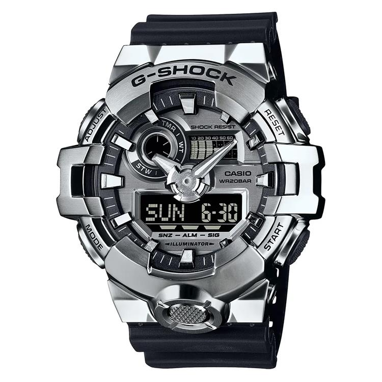 Casio G-shock zwart/staal 53.4mm | GM-700-1AER