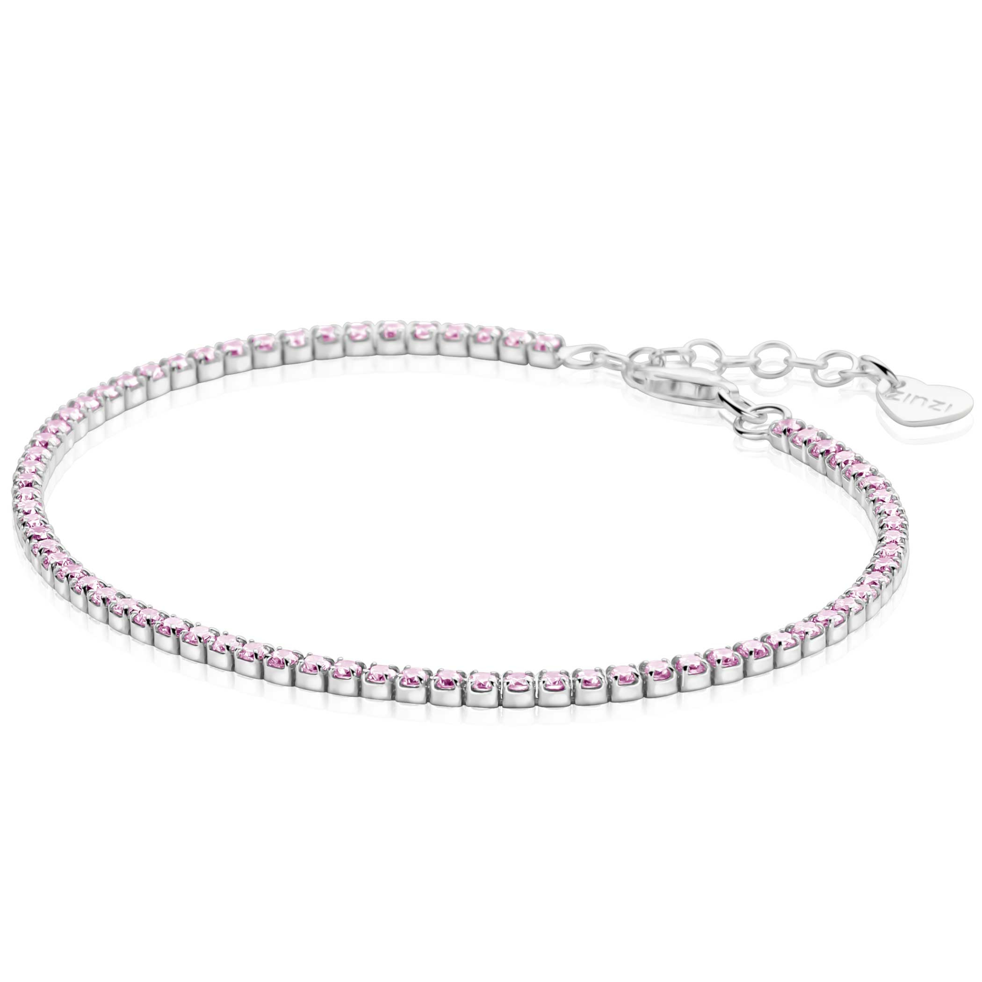 Het ZINZI ZLV tennisarmband, modelnummer ZIA2891R, is van een ongedefinieerd merk. Dit sieraad is een prachtige armband, verfraaid met ros&eacute; zirkonia van 2,1 mm. Dit sieraad valt onder de categorie 'JEWEL' en het type 'BRACELET'. Draag het elegant alleen of combineer het met andere armbanden voor een gelaagde look. Perfect voor elke gelegenheid.