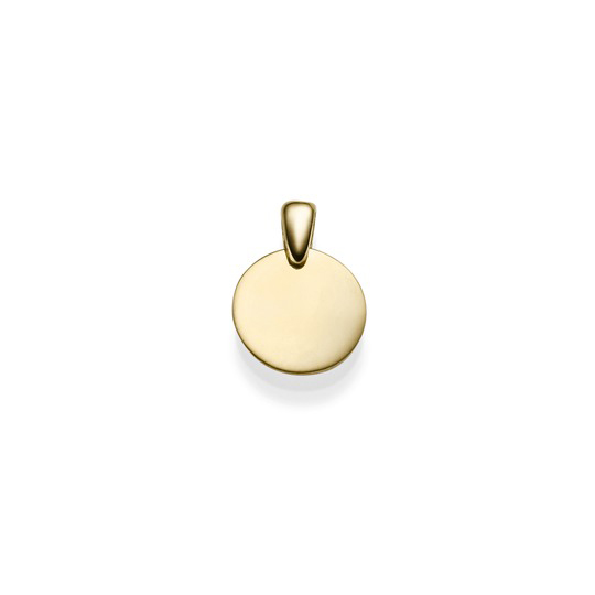 GEELGOUDEN HANGER ROND