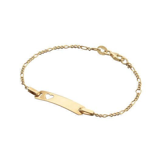 Product: IDarmband kind 12-14 cm Gourmet 585  
Modelnummer: 204055014  
Merk: Onbekend  

Eigenschappen: Deze gouden kinderarmband heeft een gourmet schakeling en is gemaakt van 14-karaats goud (585). Het is perfect geschikt voor slanke kinderpolsen van 12-14 cm.

Draagadvies: Bevestig de armband stevig om de pols, zodat deze comfortabel blijft zitten zonder te strak te zijn.

Ideaal voor elke gelegenheid!