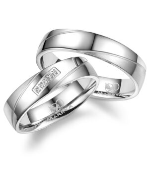 zilveren ring koppelring zirconium stenen 