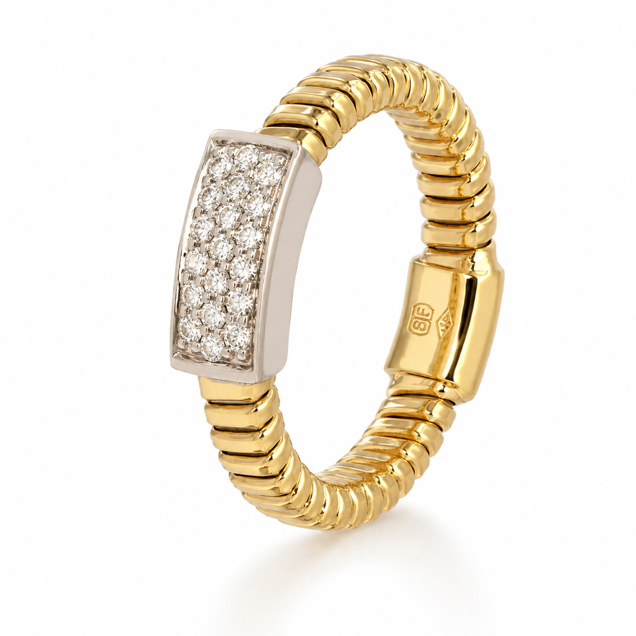 Ring met motief Au750