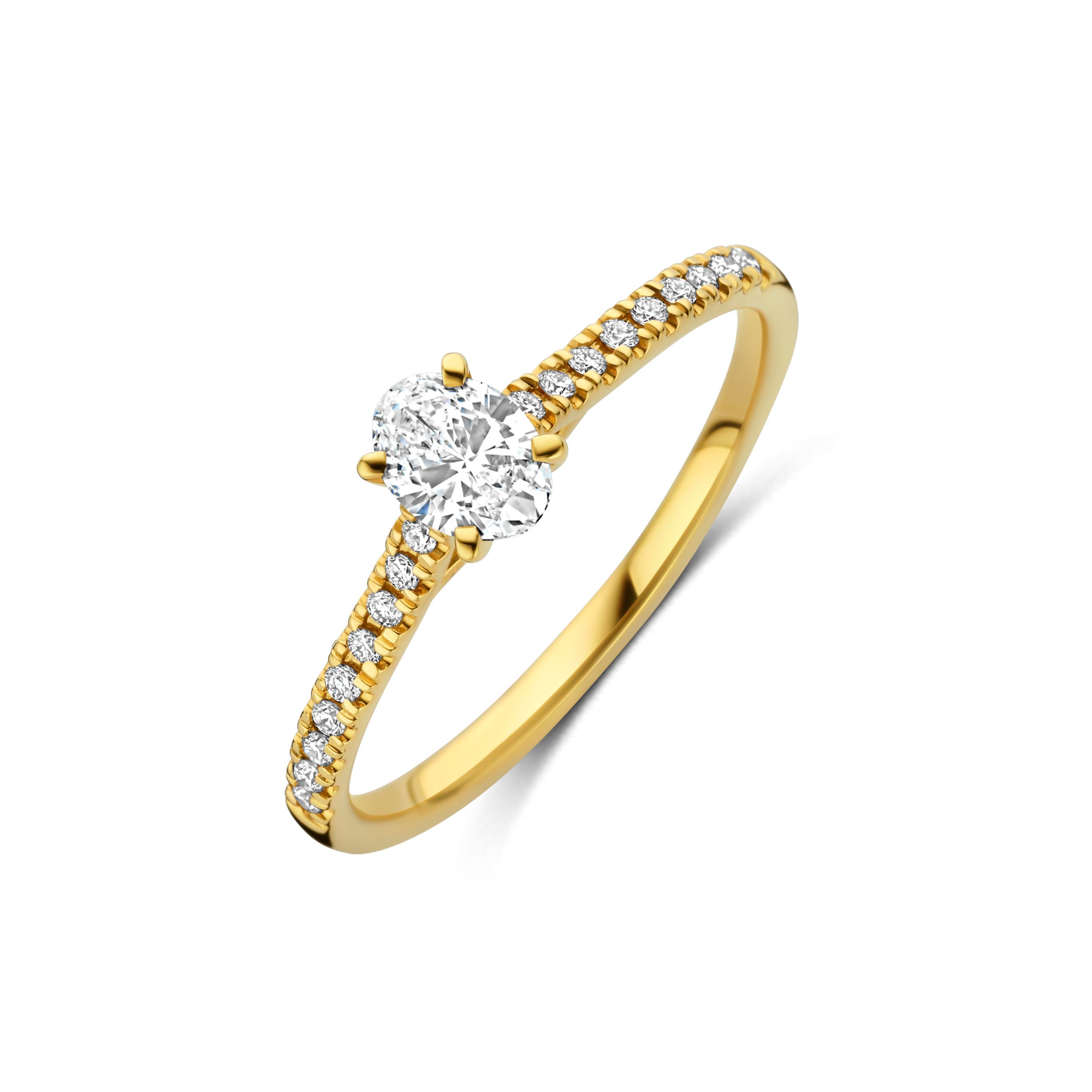 Lab-grown Ring YG / Size: 54 / Ct: 0.4