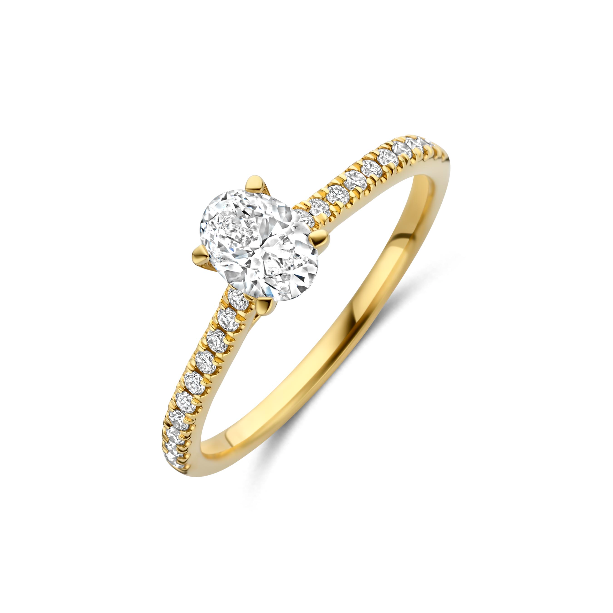 Lab-grown Ring YG / Size: 54 / Ct: 0.66