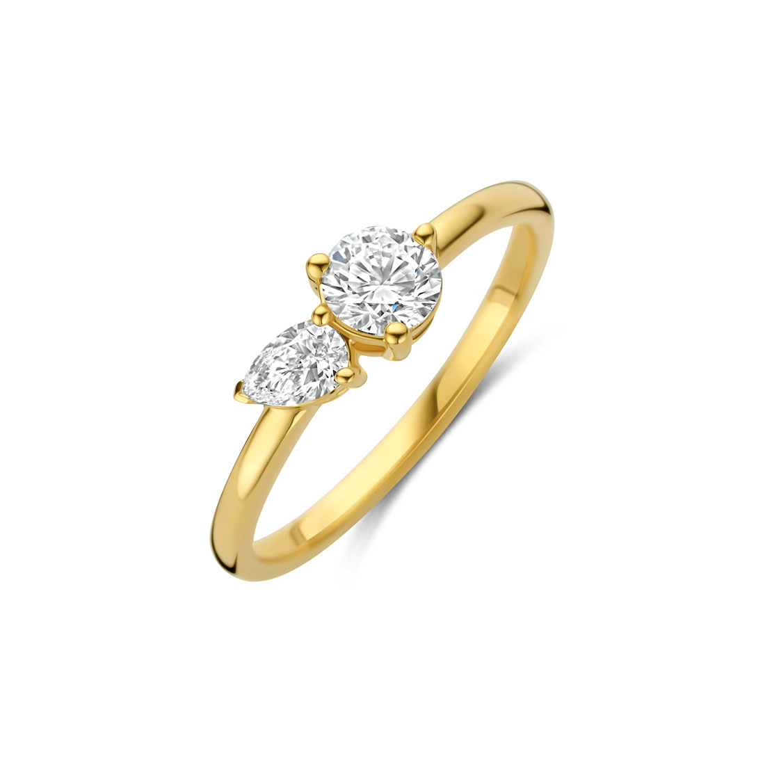 Lab-grown  Ring YG / Size: 54 / Ct: 0.57