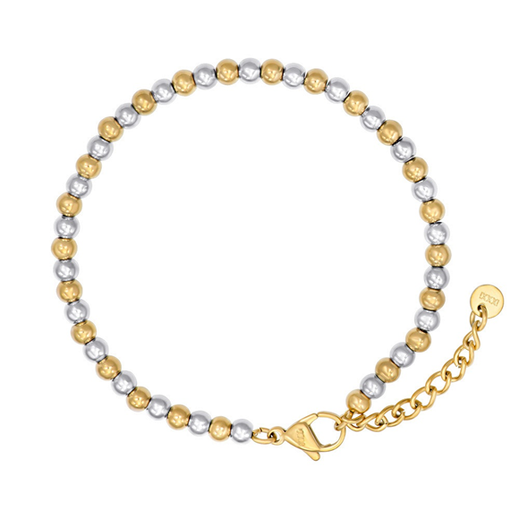 De iXXXi Armband &lsquo;Dune&rsquo; is gemaakt van stainless steel kralen. De armband voegt een eyecatcher toe aan je sieradencollectie. Mix en match met meerdere iXXXi armbanden uit onze collectie en maak zo jouw 'armparty' compleet.

Gemaakt van duurzaam stainless steel.
Hypo-allergeen
Nikkel vrij
Verkleurt niet en geeft niet af op de huid.
