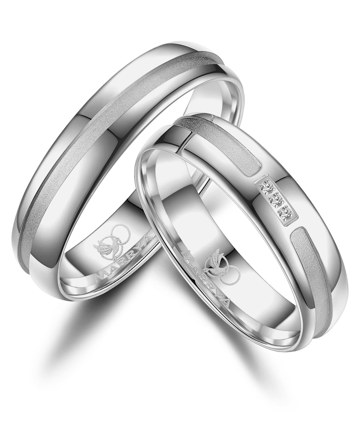 Zilveren ring zirconium