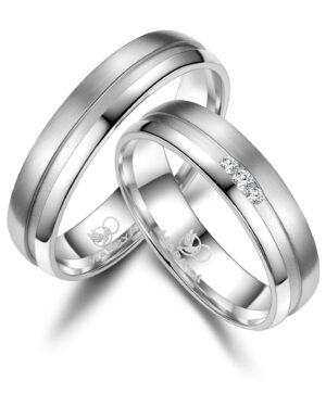 heren ring zilver koppelring