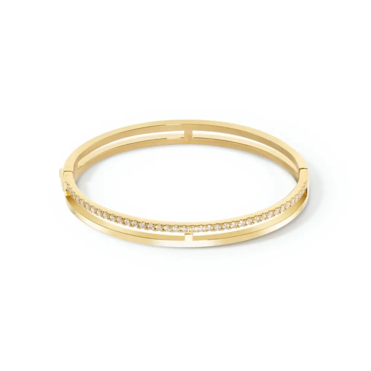 Dit is een bangle van het merk Coeur de Lion gemaakt voor dames.