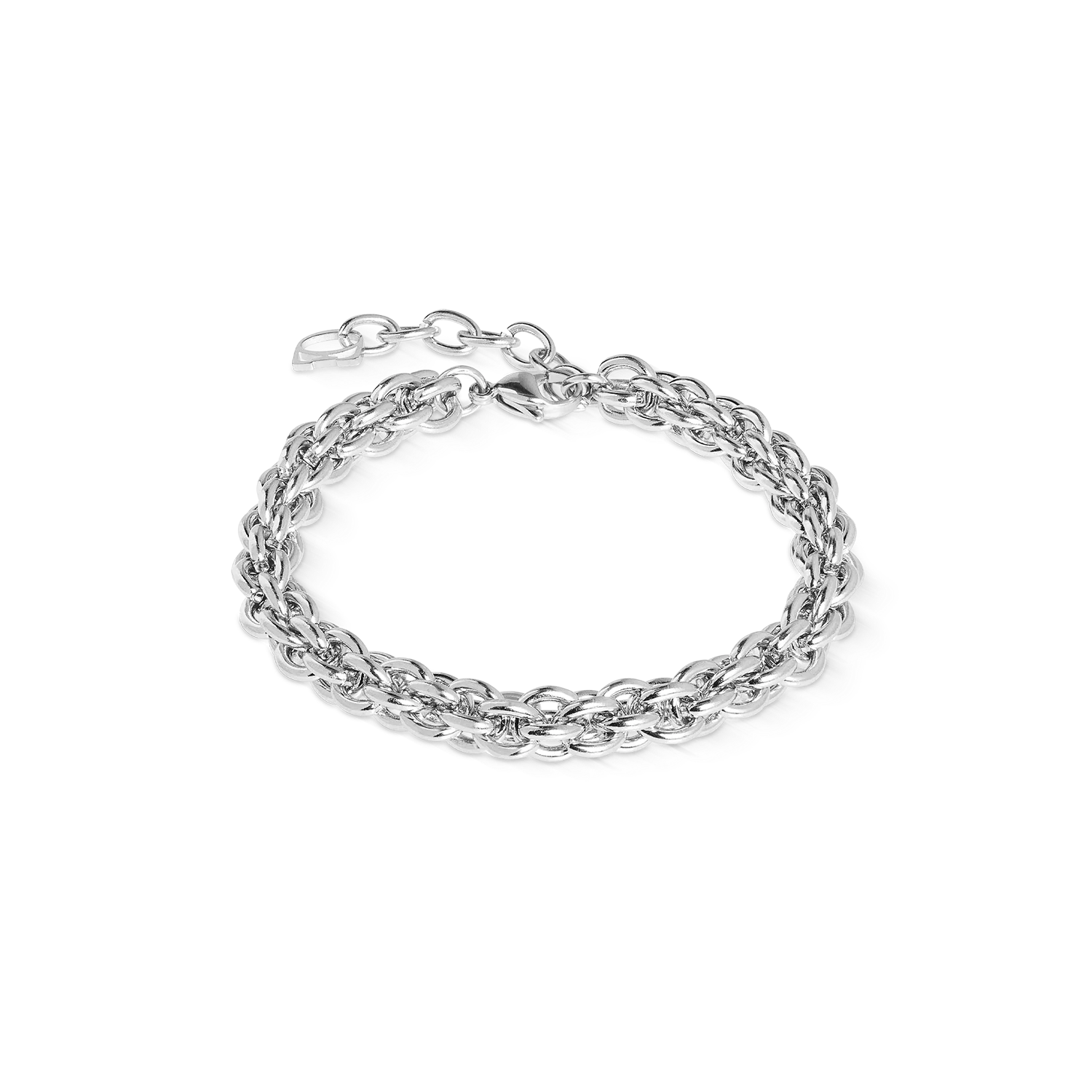 Subtiel maar aanwezig - de Mesh Chain Classic armband, gemaakt van rondgeschakelde roestvrijstalen schakels, is de perfecte keuze voor iedereen die houdt van ingetogen elegantie. Of je hem nu alleen draagt ​​of in combinatie met de bijpassende Mesh Chain ketting, deze armband geeft je pols een stijlvolle, lichte uitstraling en is ideaal voor moderne laagjeslooks. De uitstekende afwerking en het ingetogen ontwerp maken hem geschikt voor elke dag - van casual tot elegant.