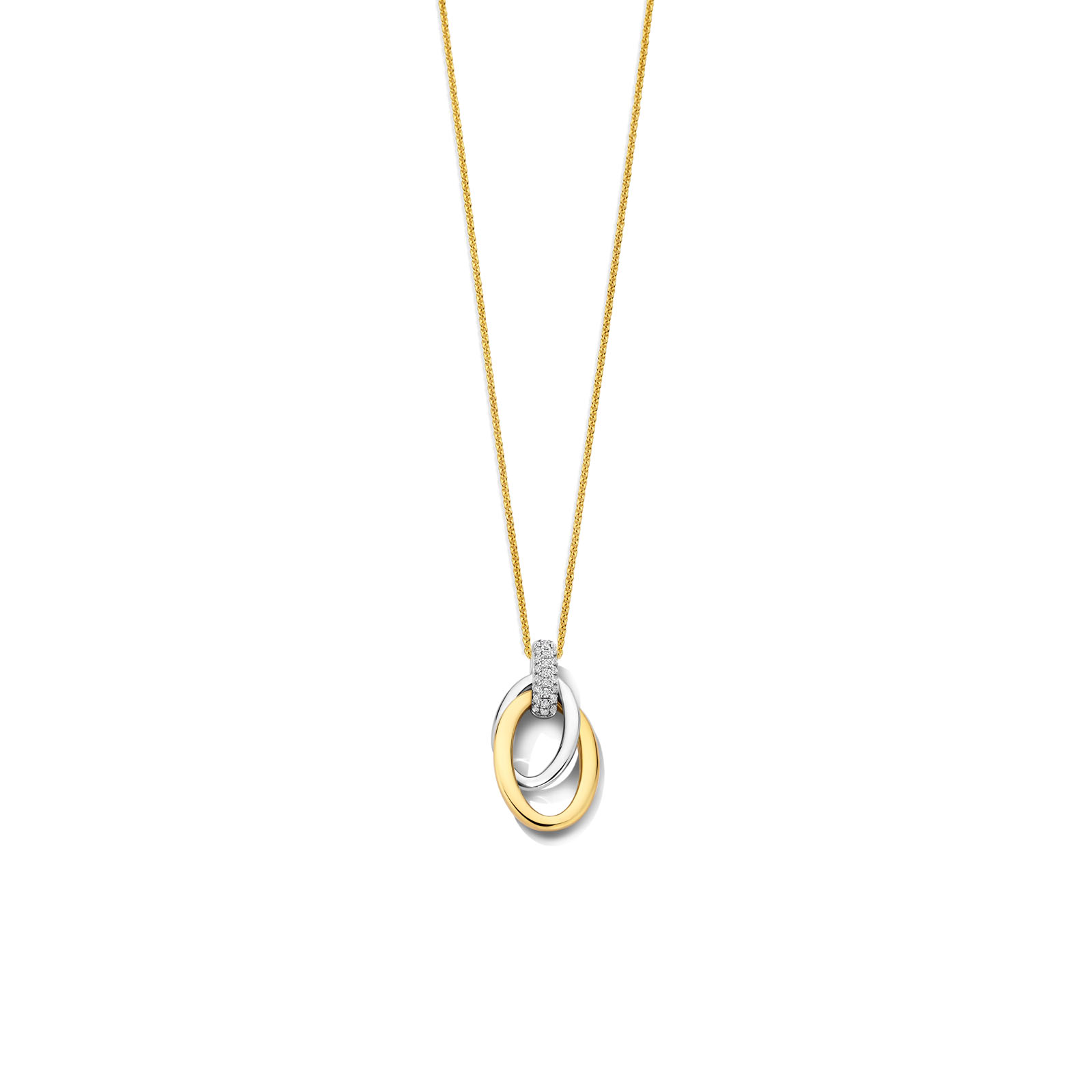 Hanger goud 18kt met diamant