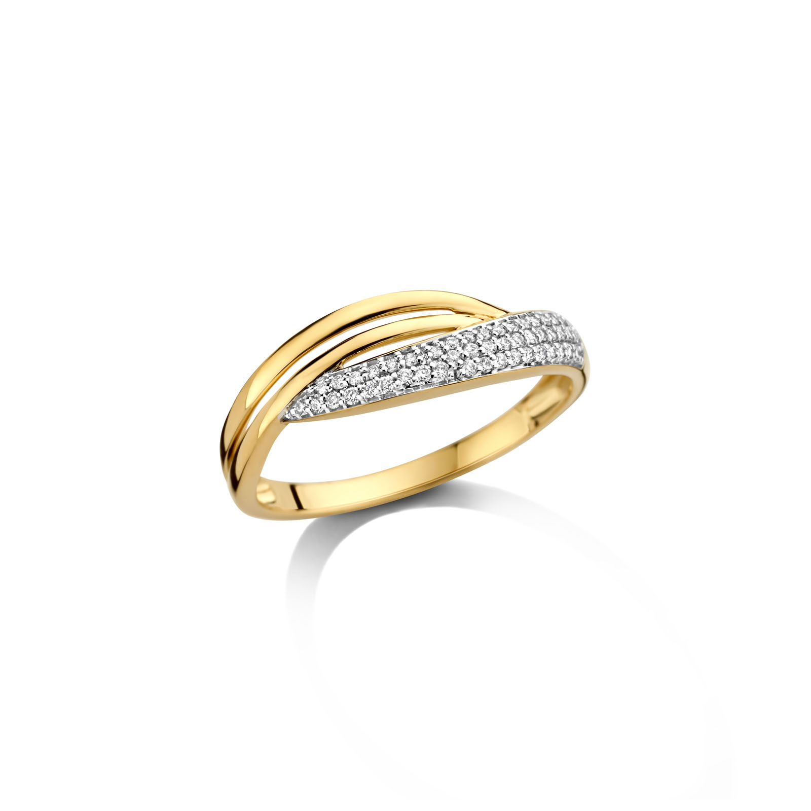 Ring goud 18kt met diamant
