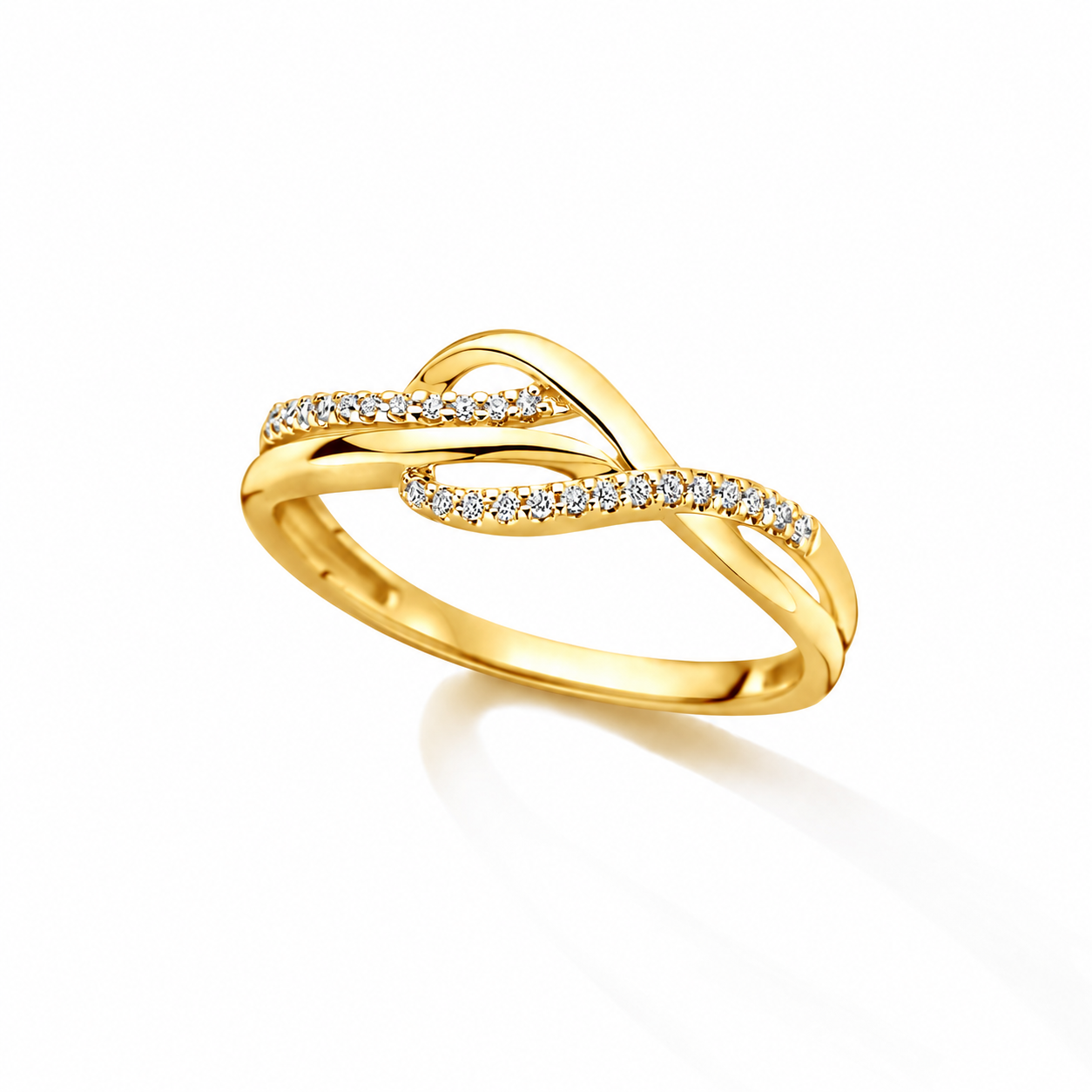 Ring goud 18kt met diamant