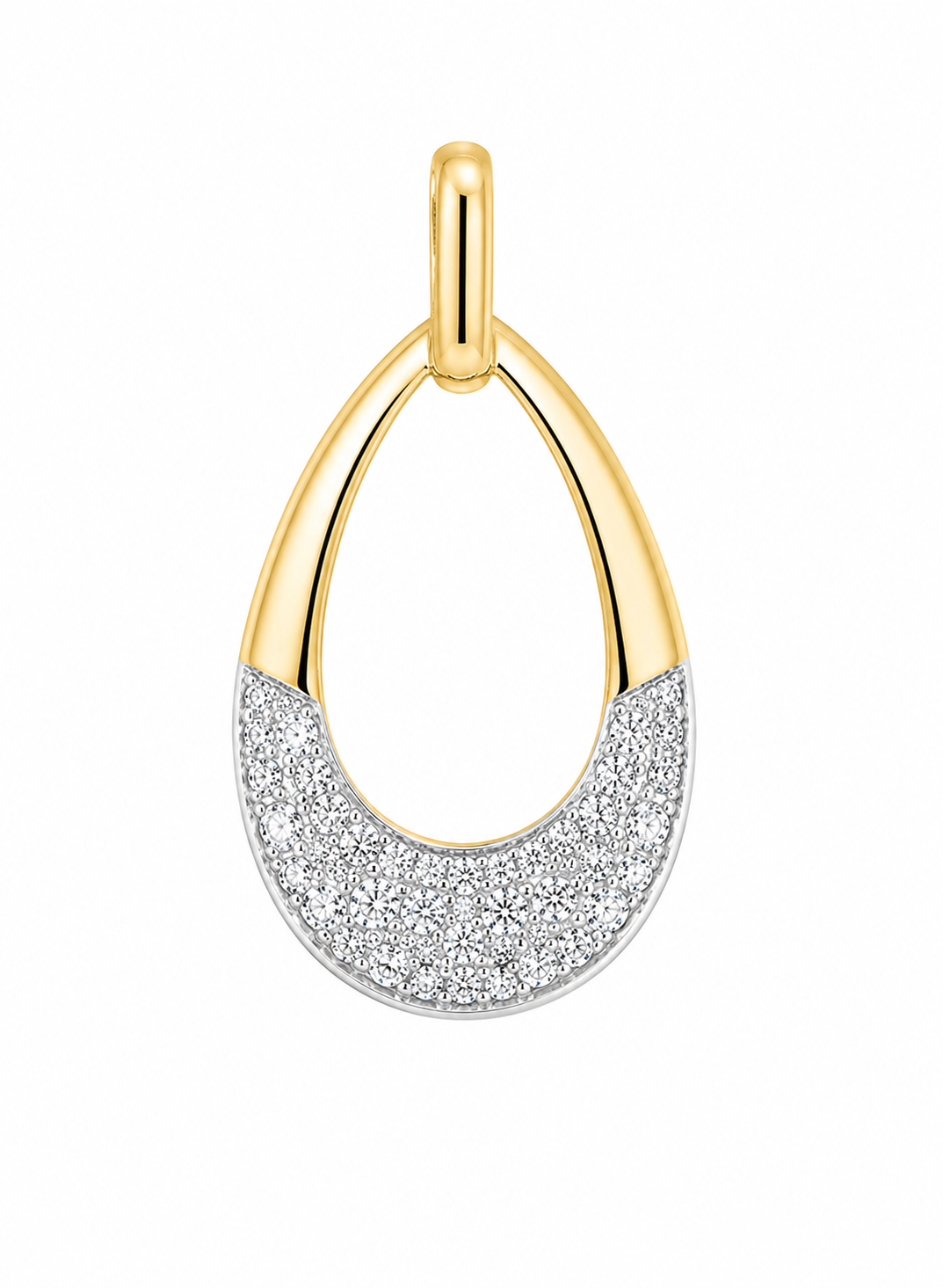 Hanger goud 18kt met diamanten