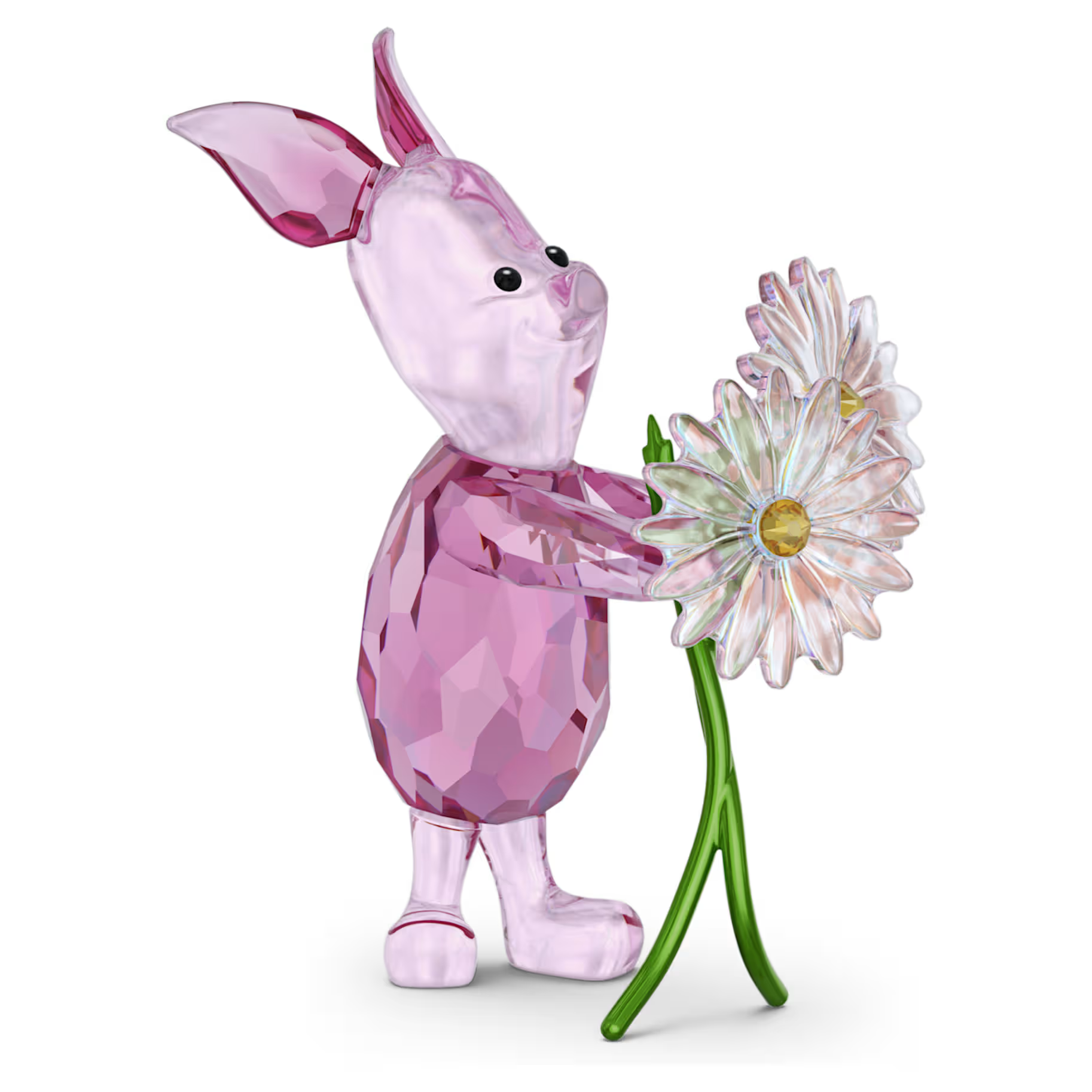 Om 100 jaar Disney&rsquo;s Winnie de Poeh te vieren, duikt Swarovski in het Honderd Bunderbos om de geliefde personages uit het verhaal opnieuw te verbeelden in kristal. Dit Knorretje-figuurtje is gemaakt met 229 facetten en gebruikt een mix van rode en gouden tinten die zijn trouwe hart en verlegen maar dappere persoonlijkheid weerspiegelen. Het wordt geleverd in een speciale Winnie de Poeh-hoes en is een wonderschoon decoratiestuk voor in huis, of een cadeau om vriendschap, vriendelijkheid en verbeelding te vieren. Decoratief voorwerp. Geen speelgoed. Niet geschikt voor kinderen jonger dan 15 jaar.

Artikelnr.: 5732817
Collectie:  Winnie the Pooh
Formaat: 5.4 x 2.8 x 4.2 cm
Auteursrecht:  &copy; Disney
Materiaal:  Kristallen, Gelakt metaal
Kleur:  Roze