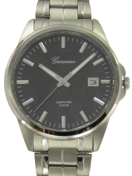 Dit is een horloge van het merk Garonne gemaakt voor heren.
De specificaties zijn als volgt:
Kastmaat: 40 mm
Waterdichtheid: 10 ATM / 100 Meter / 330 Feet
Dit horloge heeft de volgende functies/eigenschappen:
Datumaanduiding