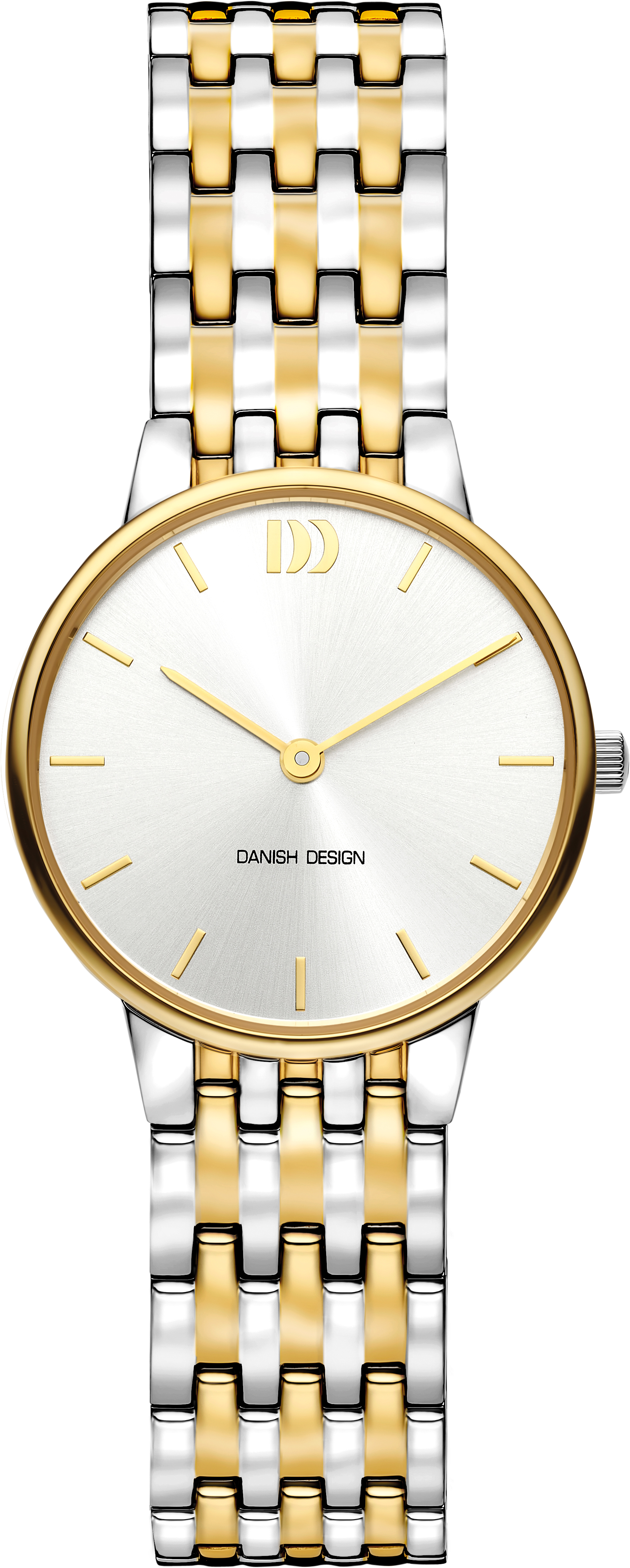 Dit is een horloge van het merk Danish Design gemaakt voor dames.
De specificaties zijn als volgt:
Kastmaat: 28 mm
Kastdikte: 6,1mm
Bandlengte: 170
Bandbreedte: 14
Waterdichtheid: 3 ATM / 30 Meter / 100 Feet