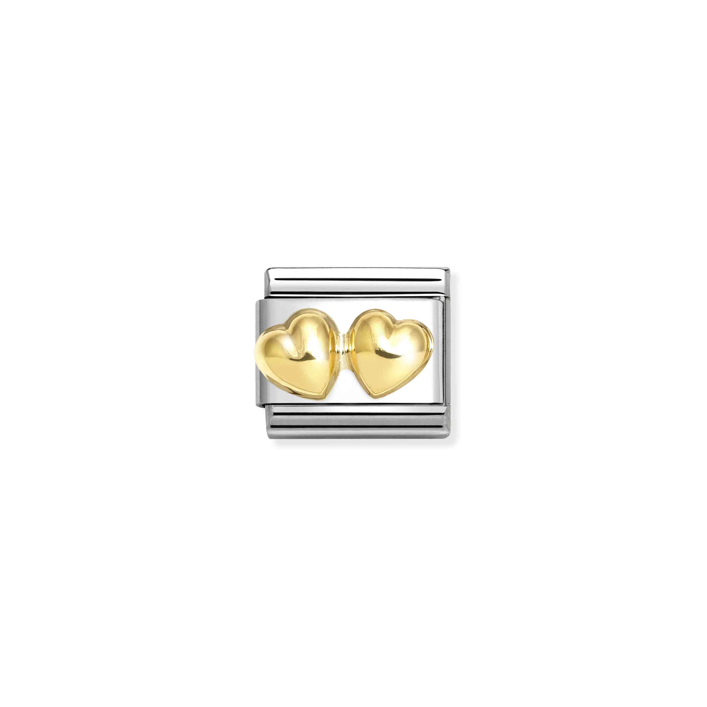 NOMINATION COMPOSABLE CLASSIC LOVE DOUBLE ROUNDED HEARTS
