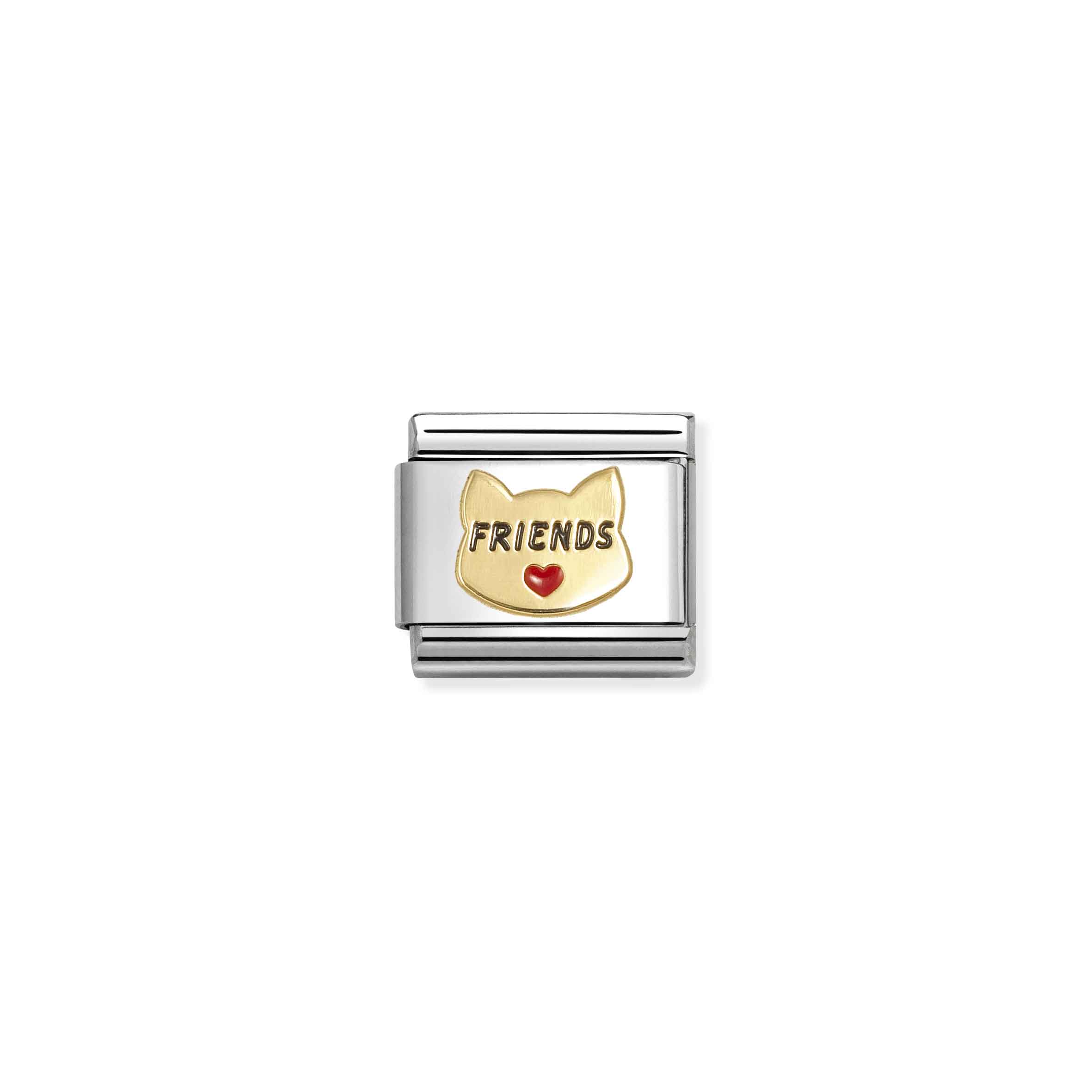 NOMINATION COMPOSABLE CLASSIC SYMBOLS RED HEART CAT
