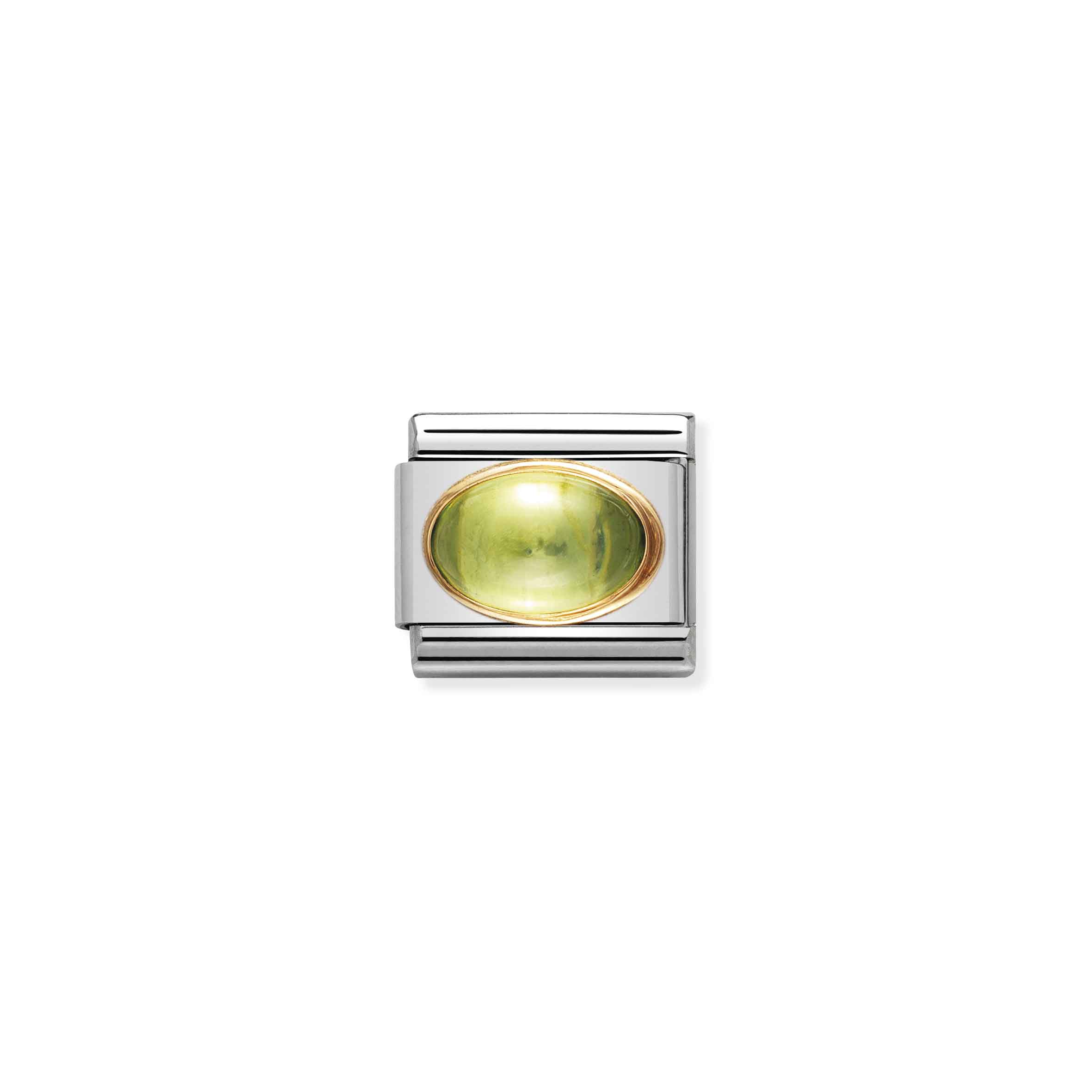NOMINATION COMPOSABLE CLASSIC OVAL PERIDOT