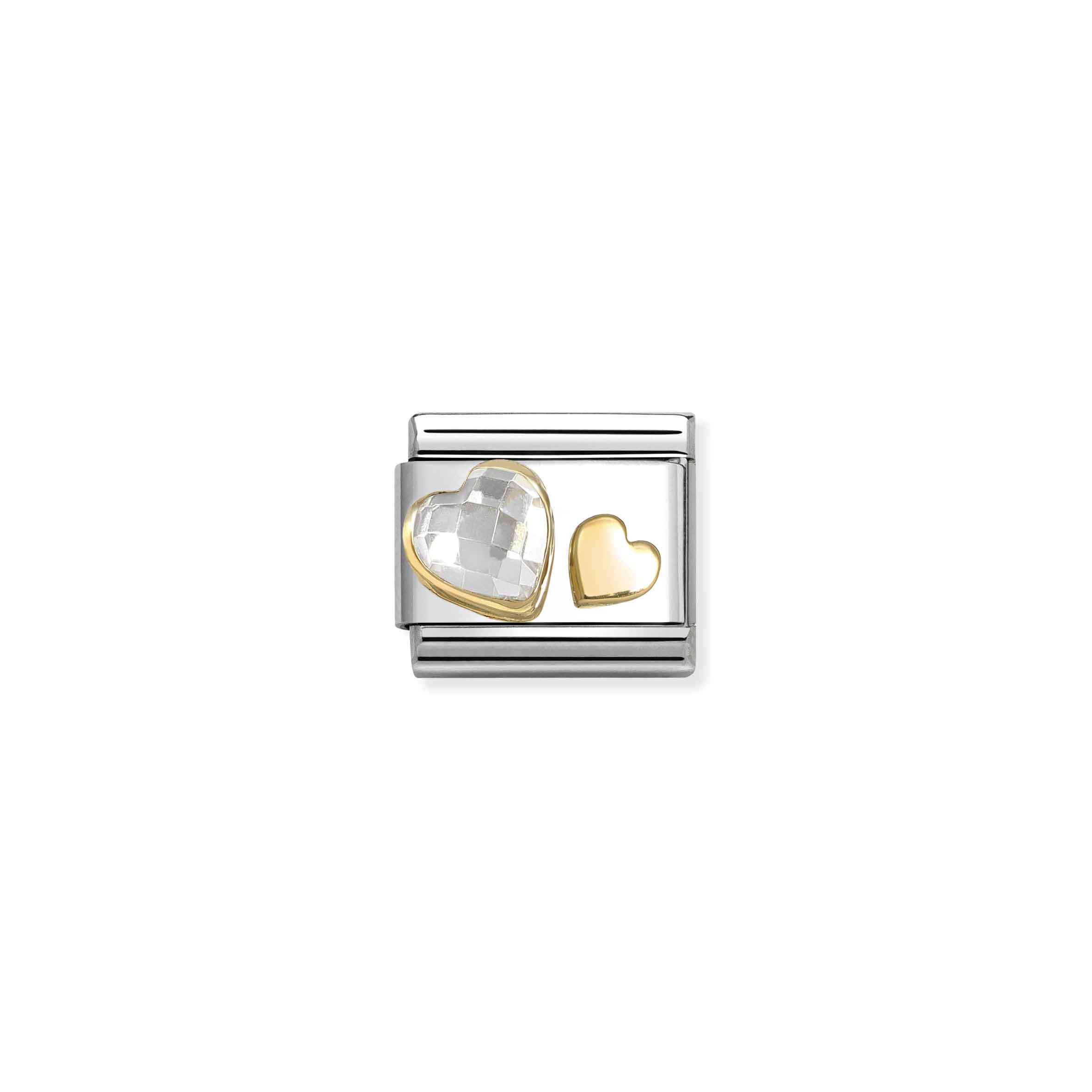 NOMINATION COMPOSABLE CLASSIC SYMBOLS WHITE HEART