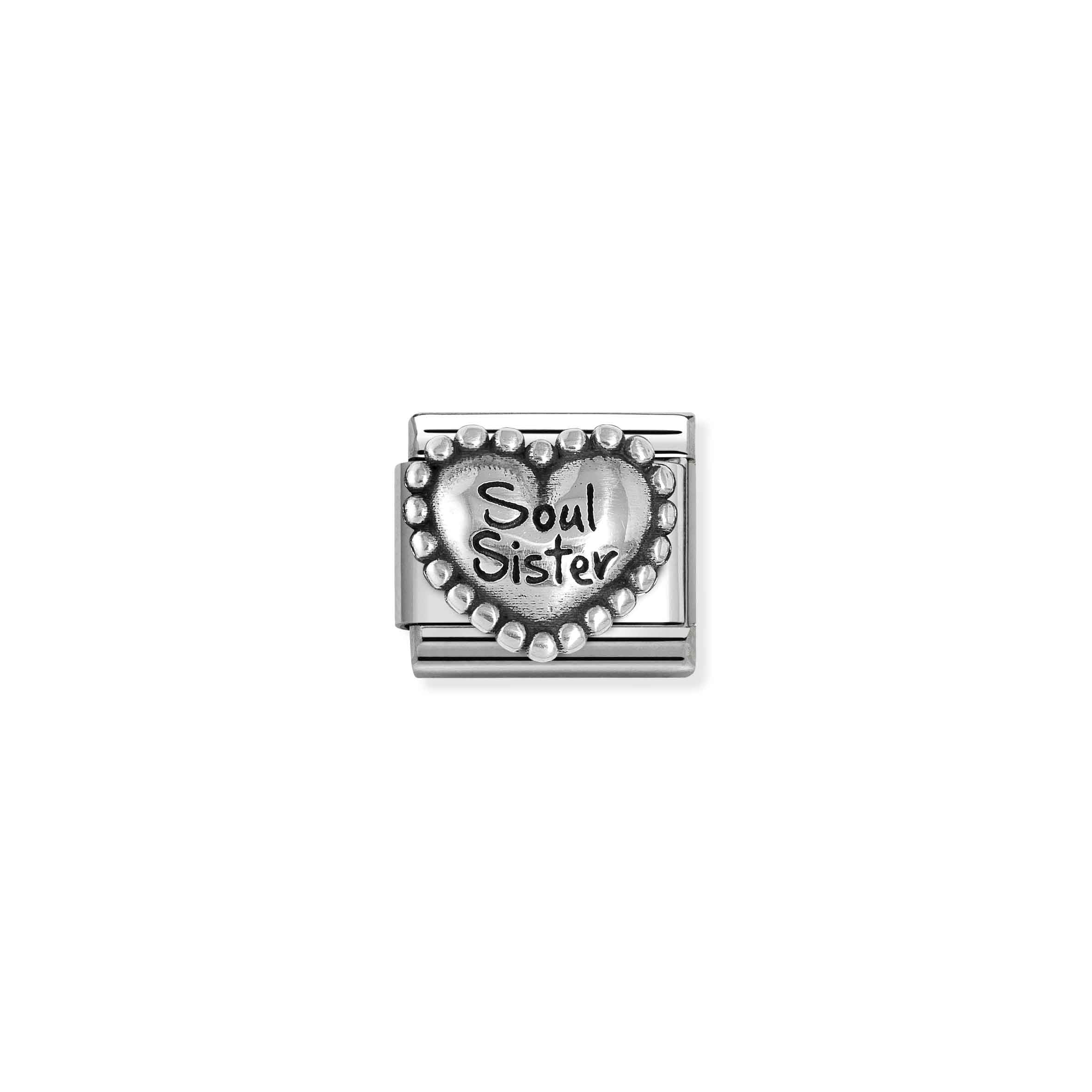 NOMINATION COMPOSABLE CLASSIC SYMBOL HEART DOTSOUL SISTER