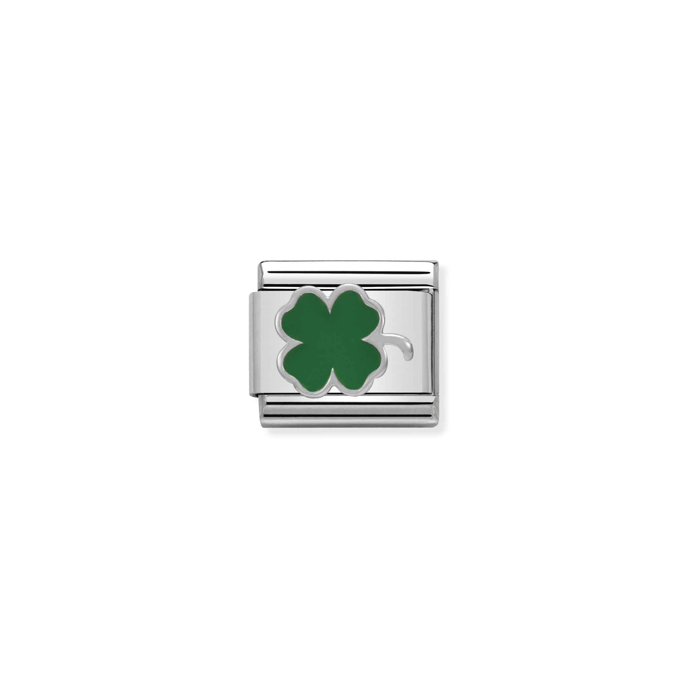NOMINATION COMPOSABLE CLASSIC SYMBOL GREEN CLOVER