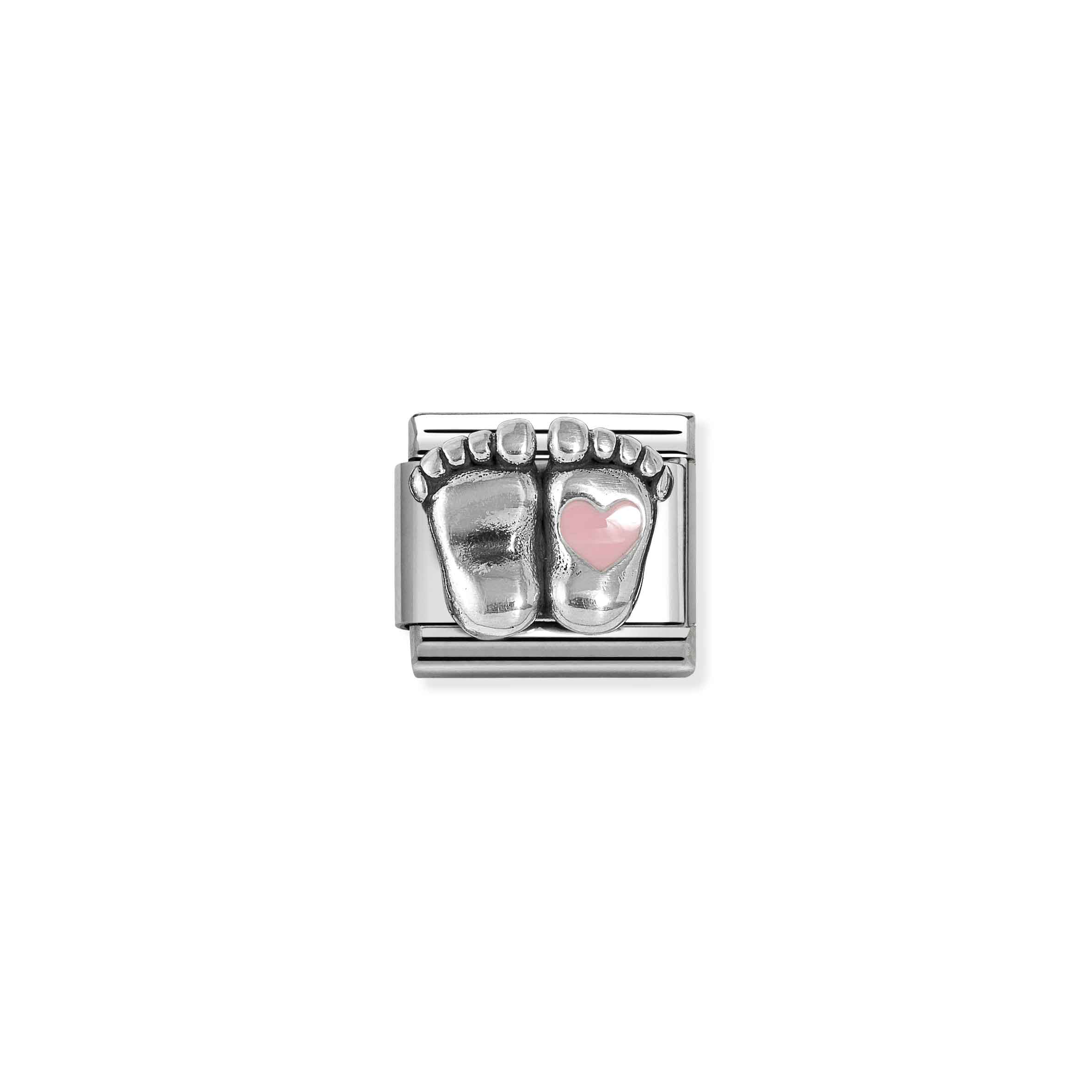 NOMINATION COMPOSABLE CLASSIC SYMBOL PINK ROUNDED FEET