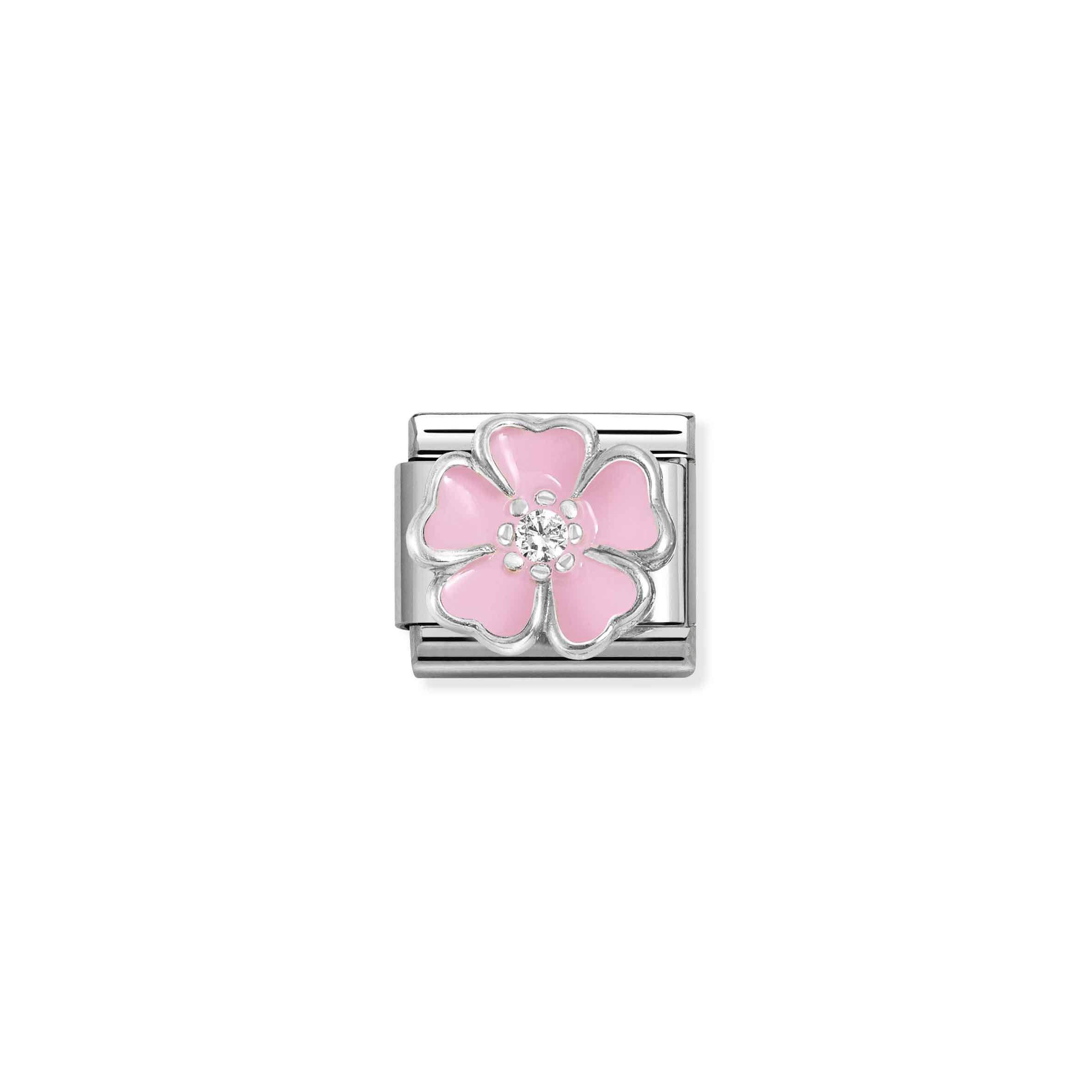 NOMINATION COMPOSABLE CL SIMBOLWHITE PINK PEACH BLOSSOM