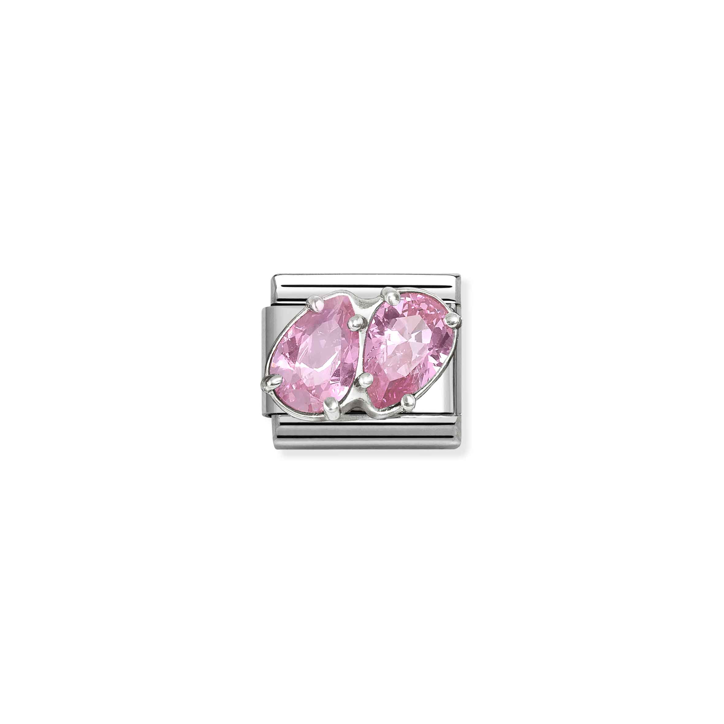 NOMINATION COMPOSABLE CL PINK DOUBLE DROPS