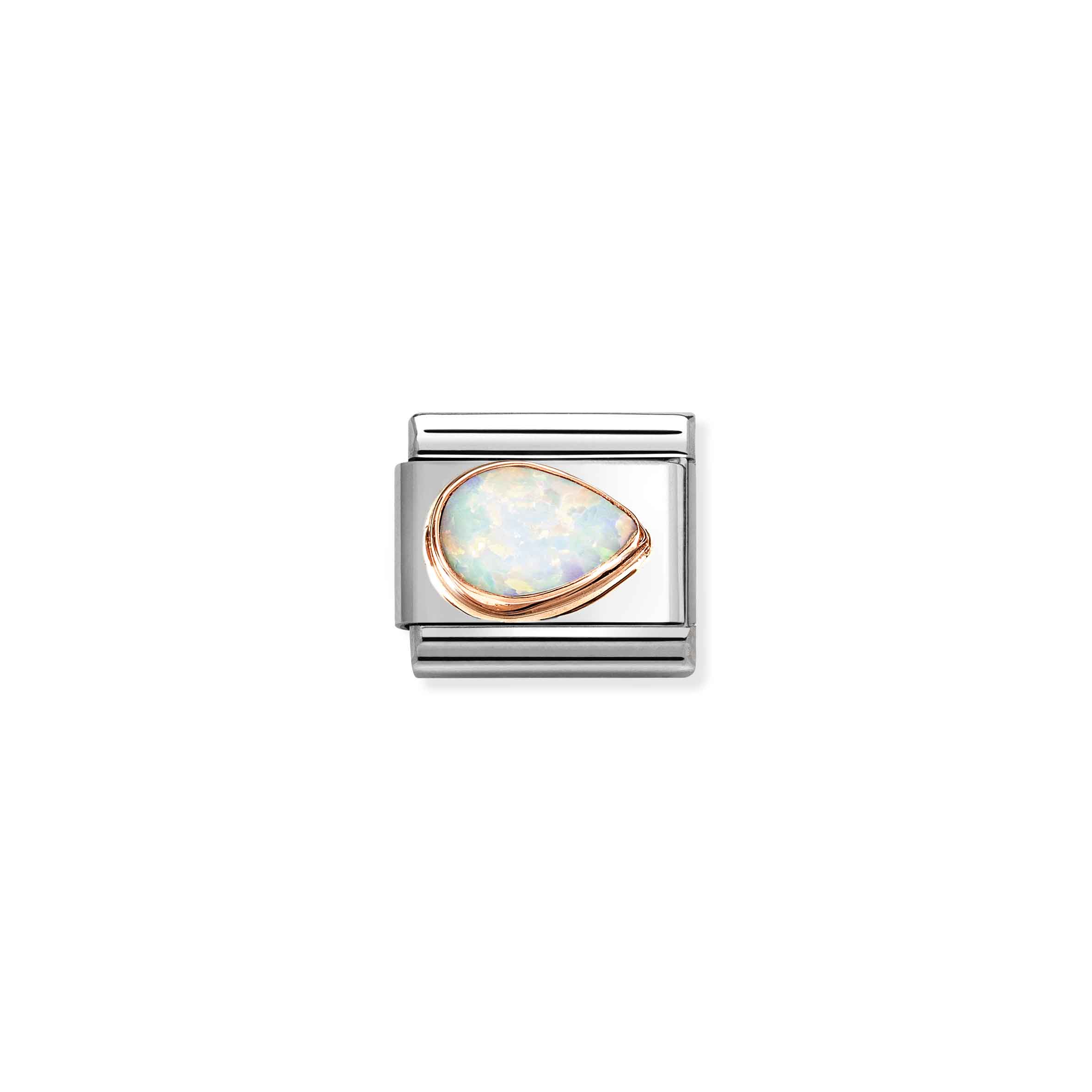 NOMINATION COMPOSABLE CLASSIC DROP RIGHT WHITE OPAL