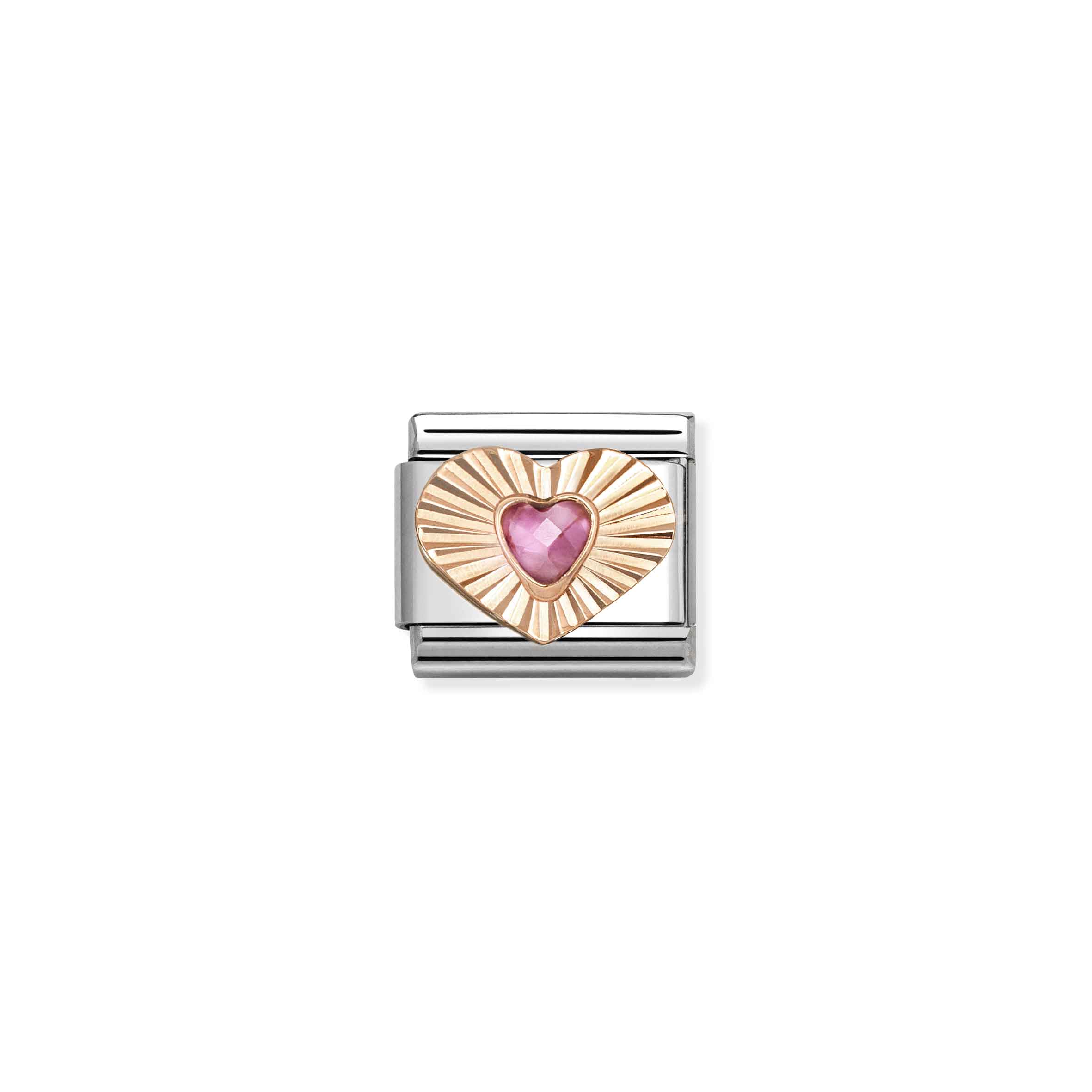 NOMINATION COMPOSABLE CLASSIC DIAMOND HEART PINK