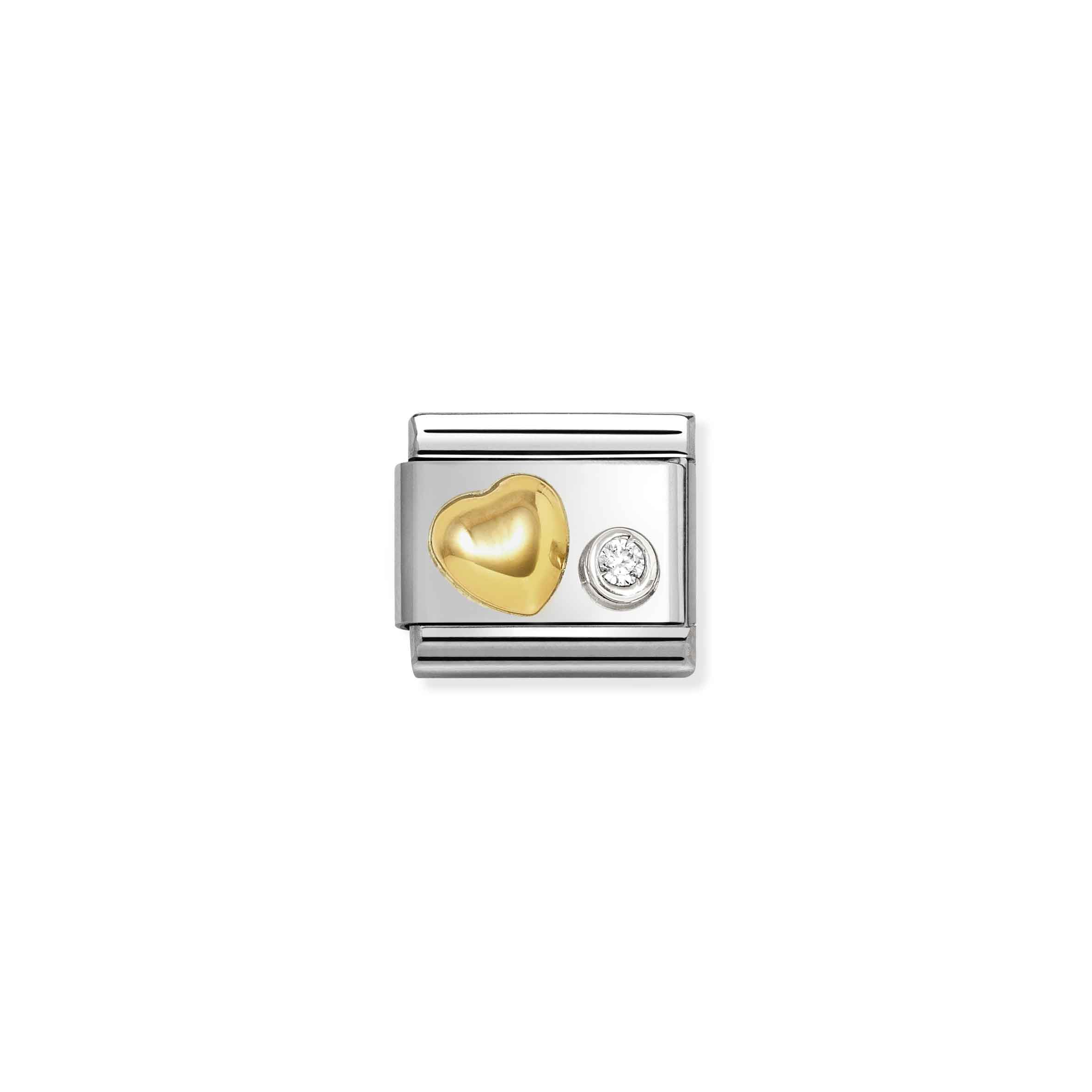 NOMINATION COMPOSABLE CLASSIC SYMBOL RAISED HEART