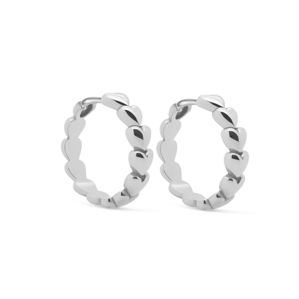 Karma oorringen Julea hart 13mm 