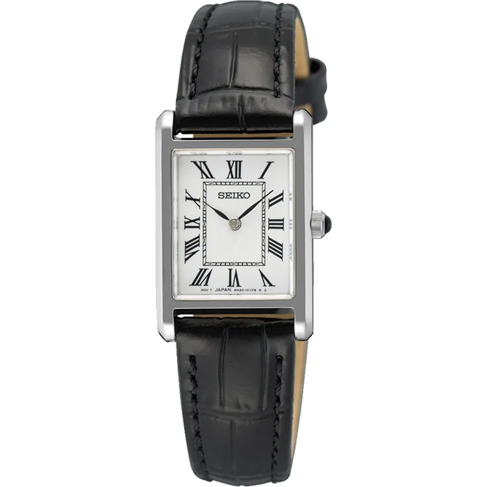 Dames Seiko horloge SWR107P1 is een elegant uurwerk met verfijnde kenmerken. Dit horloge, horende bij de categorie "WATCH," biedt stijl en functionaliteit. Perfect te dragen bij zowel formele als casual gelegenheden, waardoor het veelzijdig inzetbaar is. Combineer het met sieraden voor een verfijnde look of draag het solo voor een subtiele elegantie.