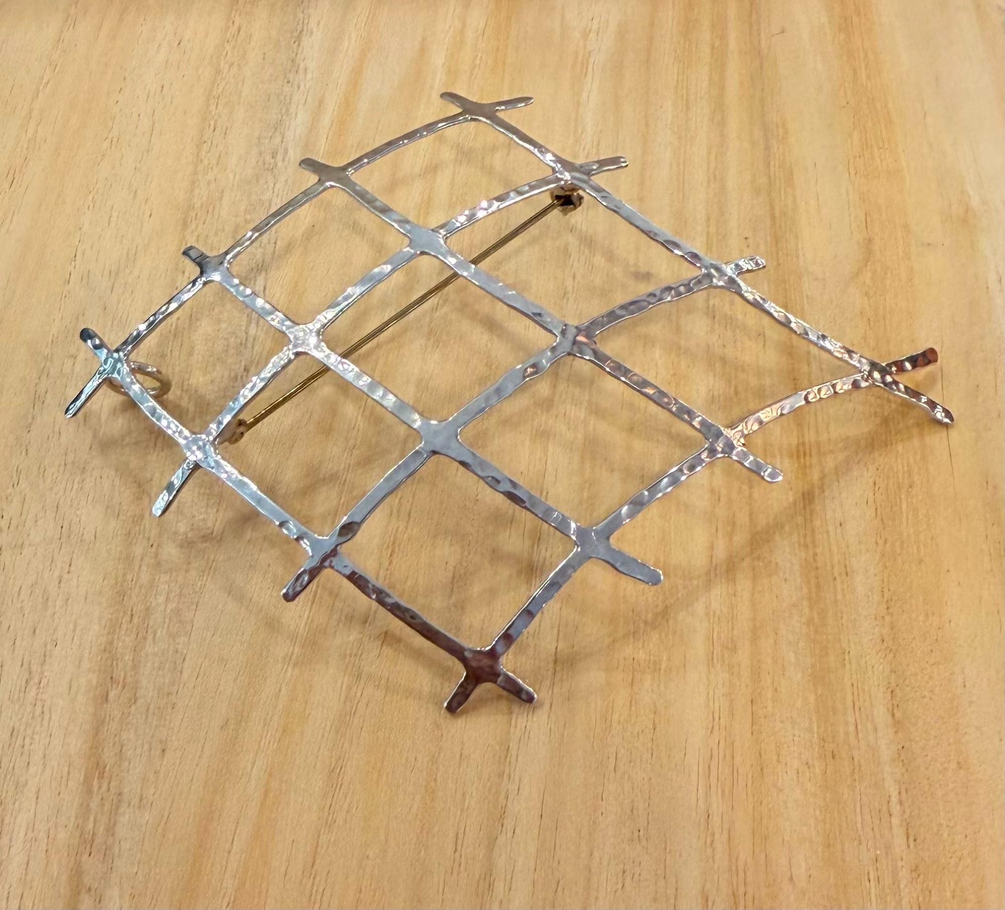 Zilveren broche
