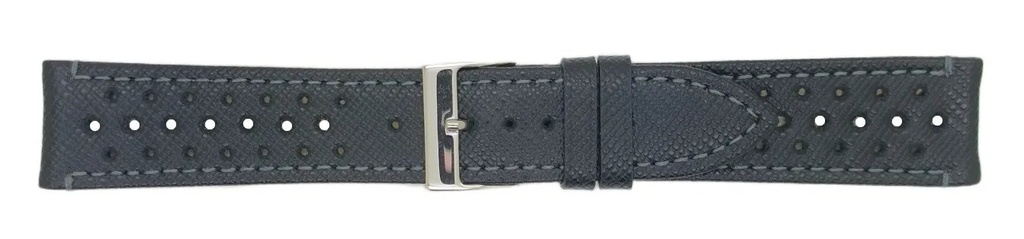 Luxe "race" horlogeband van Saffiano leer met Hermes lederen voering. Sterk, kras en kleurvast en ventilerend, ontwikkeld door Prada.
Collectie Stijl: Prime
Materiaal: Echt Saffiano
Kleur: 01 Black
Maat: 18 mm
Aflopend: 2 mm