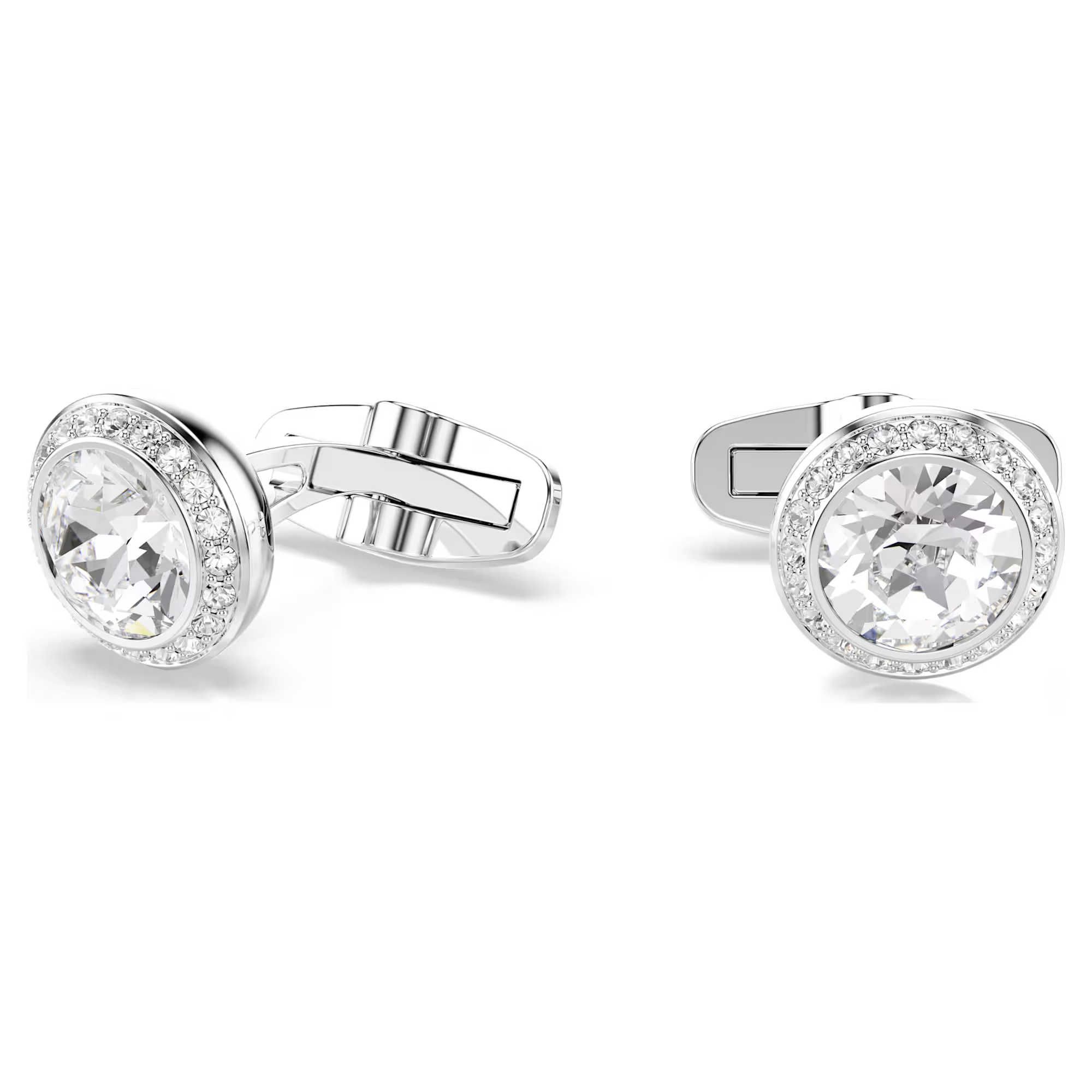 Deze ronde manchetknopen zijn het perfecte cadeau voor een speciale gelegenheid. Ze zijn elk ontworpen met schitterende pav&eacute; rond een helder kristal in het midden, wat het meesterschap van licht van Swarovski prachtig laat zien. De Una Angelic-lijn brengt een hypnotiserende beweging en weergaloze halo&rsquo;s tot leven, wat zorgt voor een prachtig lichtspel dat je gewoon moet zien om te geloven.

Artikelnr.: 5761046
Collectie:  Una
Formaat: 0.6 x 1.3 cm
Materiaal:  Kristallen, Rodium-verguld
Kleur:  Wit
Type sluiting:  T bar
