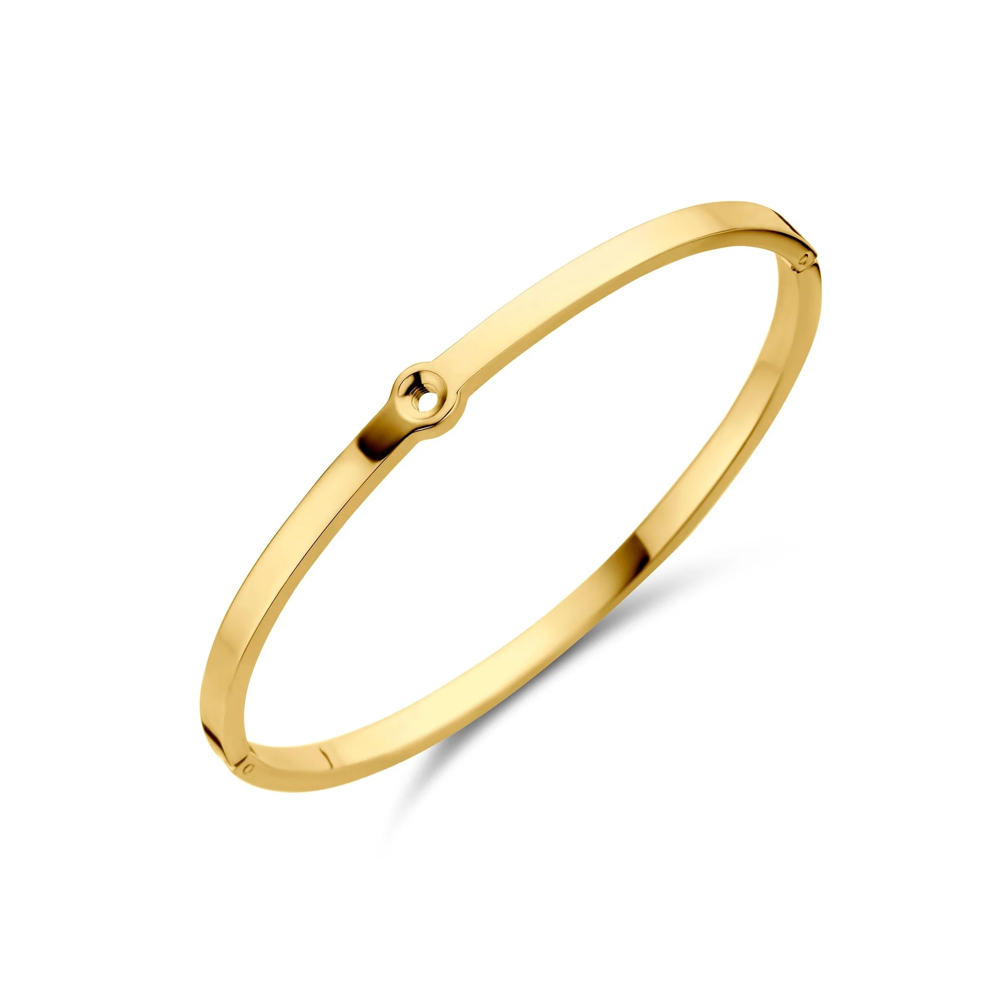 De Melano Twisted Tabora armband is een prachtige gesloten armband van 3,5 mm breed. Personaliseer deze schoonheid door jouw favoriete Twisted steentje erop te draaien. De sluiting is mooi weggewerkt in het design. Kies jouw maat: Small (16 cm), Medium (17,5 cm) of Large (19 cm) en voeg hem toe aan jouw winkelmandje. De Tabora armband is verkrijgbaar in een zilver-, rose goud- of goudkleurige plating.