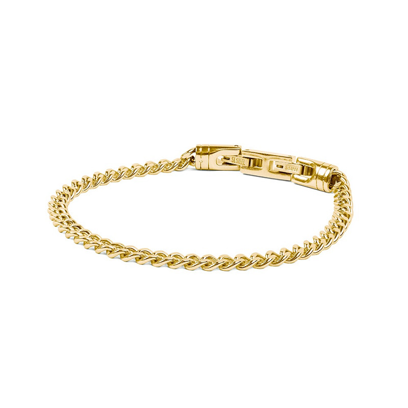 Ontdek de Omnis Gold armband . Deze 5mm brede armband is gemaakt van roestvrij staal en is goudkleurig. Zonder glans en is het een uitstekende keuze voor dagelijks gebruik. Draag hem solo voor een subtiele look of combineer met andere sieraden voor extra flair. Perfect voor elke gelegenheid!