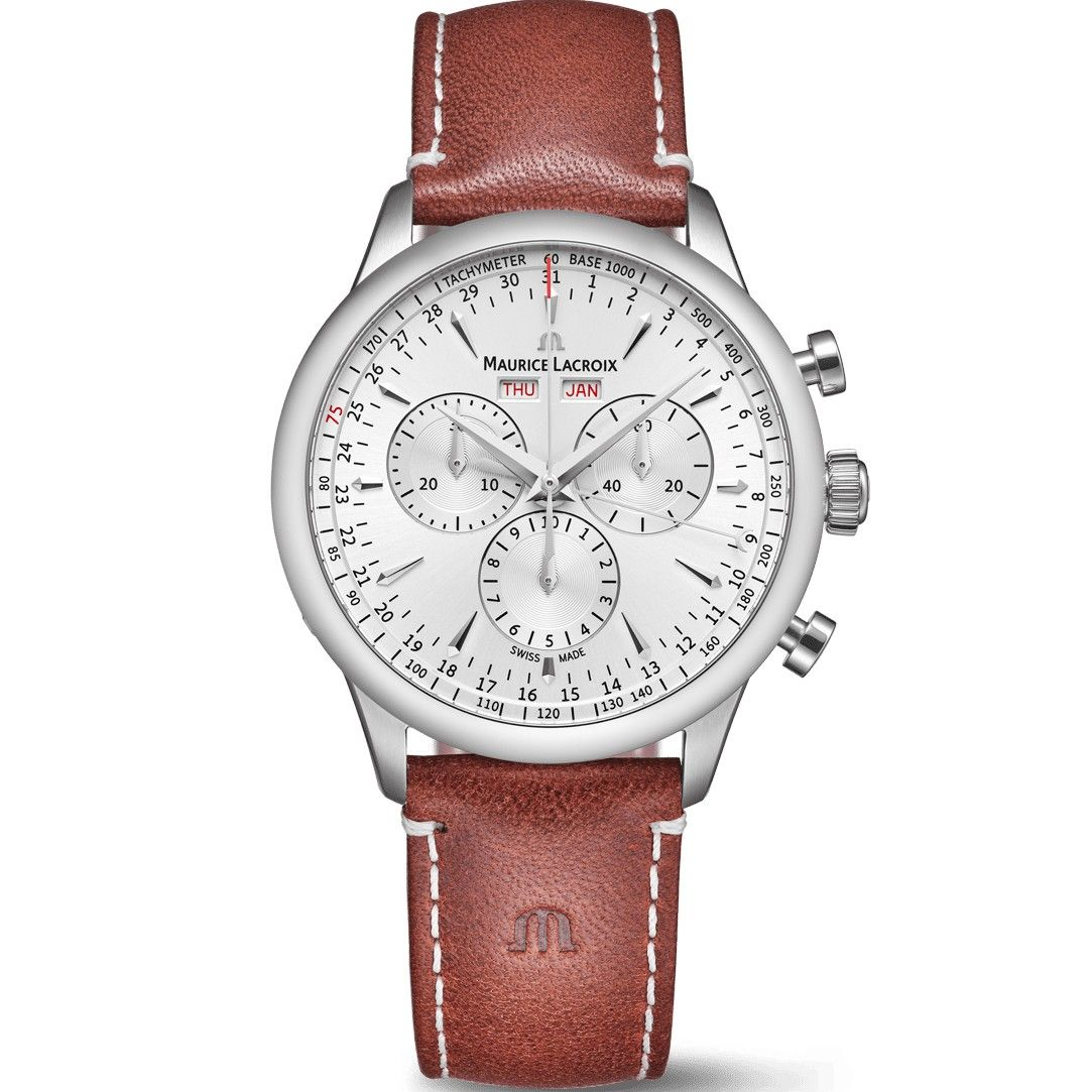 MAURICE LACROIX 1975 QUARTZ CHRONO CALENDAR 40MM LIMITED EDITION 1.000PCS 751138-SS001-130-3 incl.